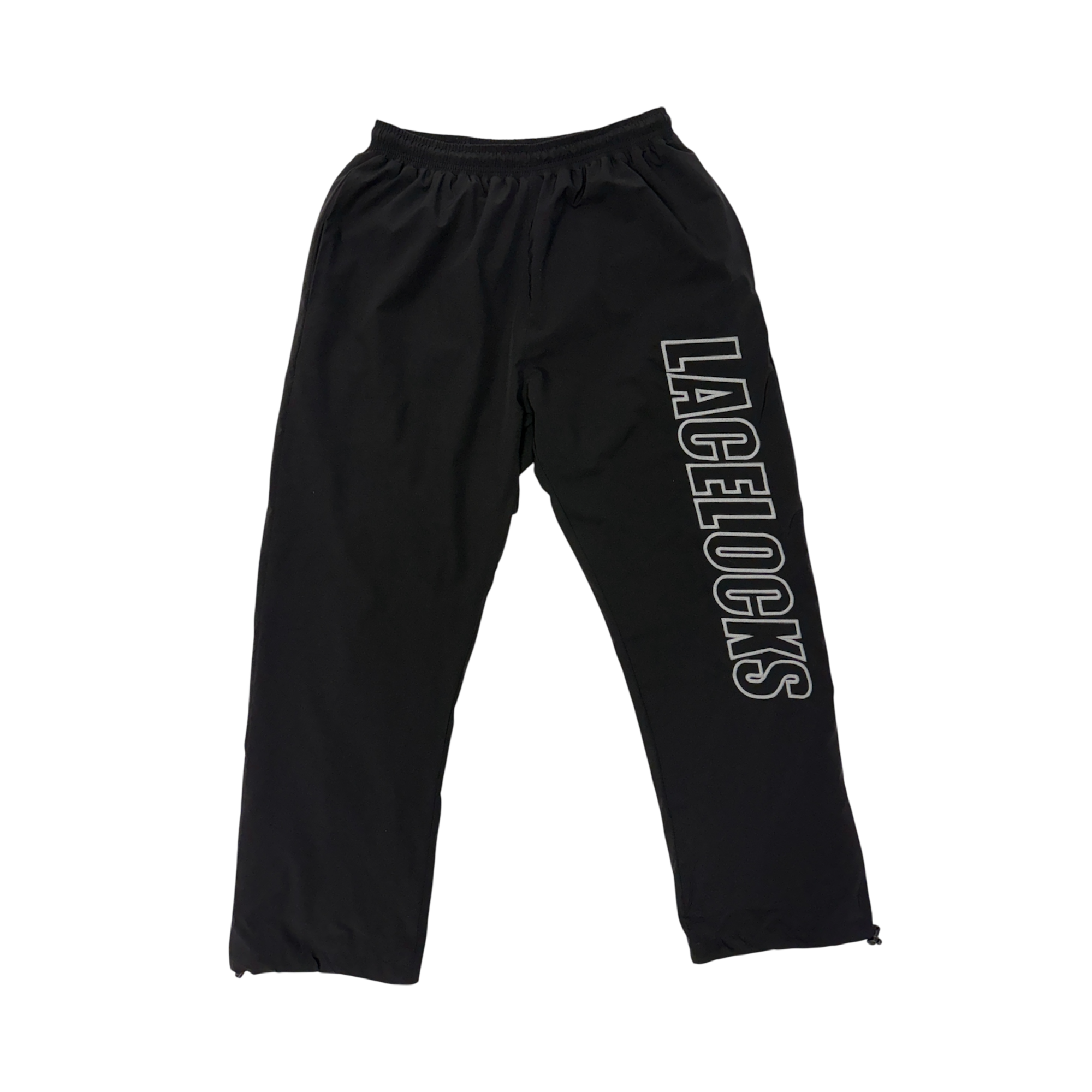 Everyday' Nylon Trackpants (Black) Everyday' Nylon Trackpants (Black)
