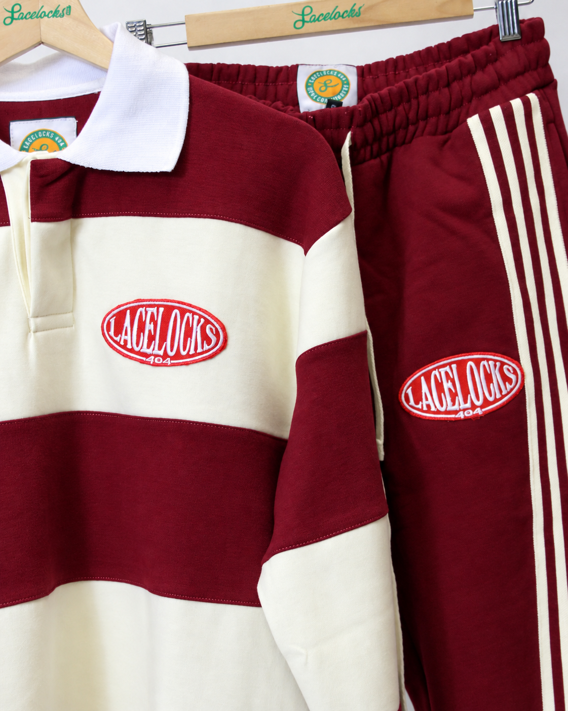 Lacelocks Rugby Polo (Merlot)