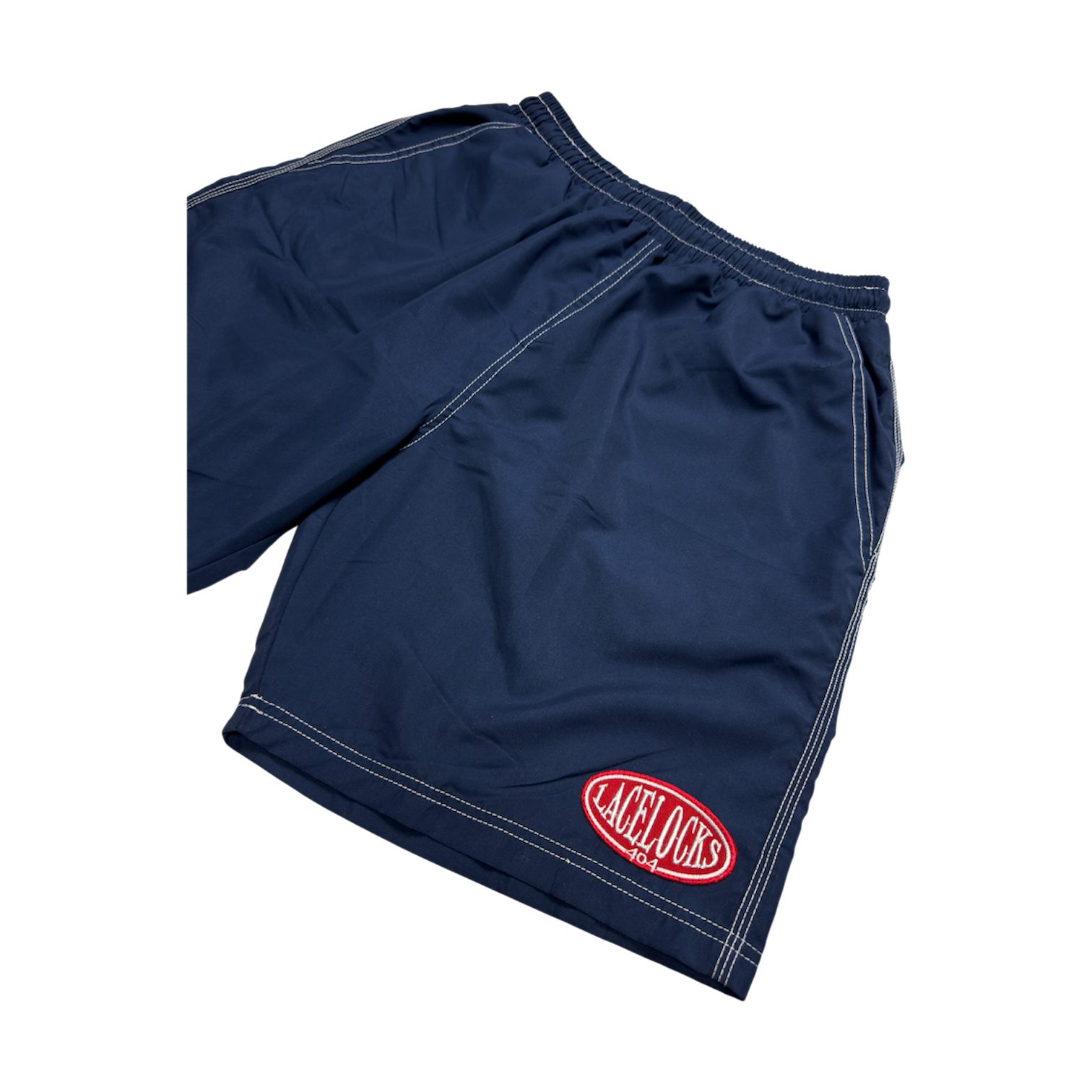Contrast Stitch Oval Shorts (3 Colors)