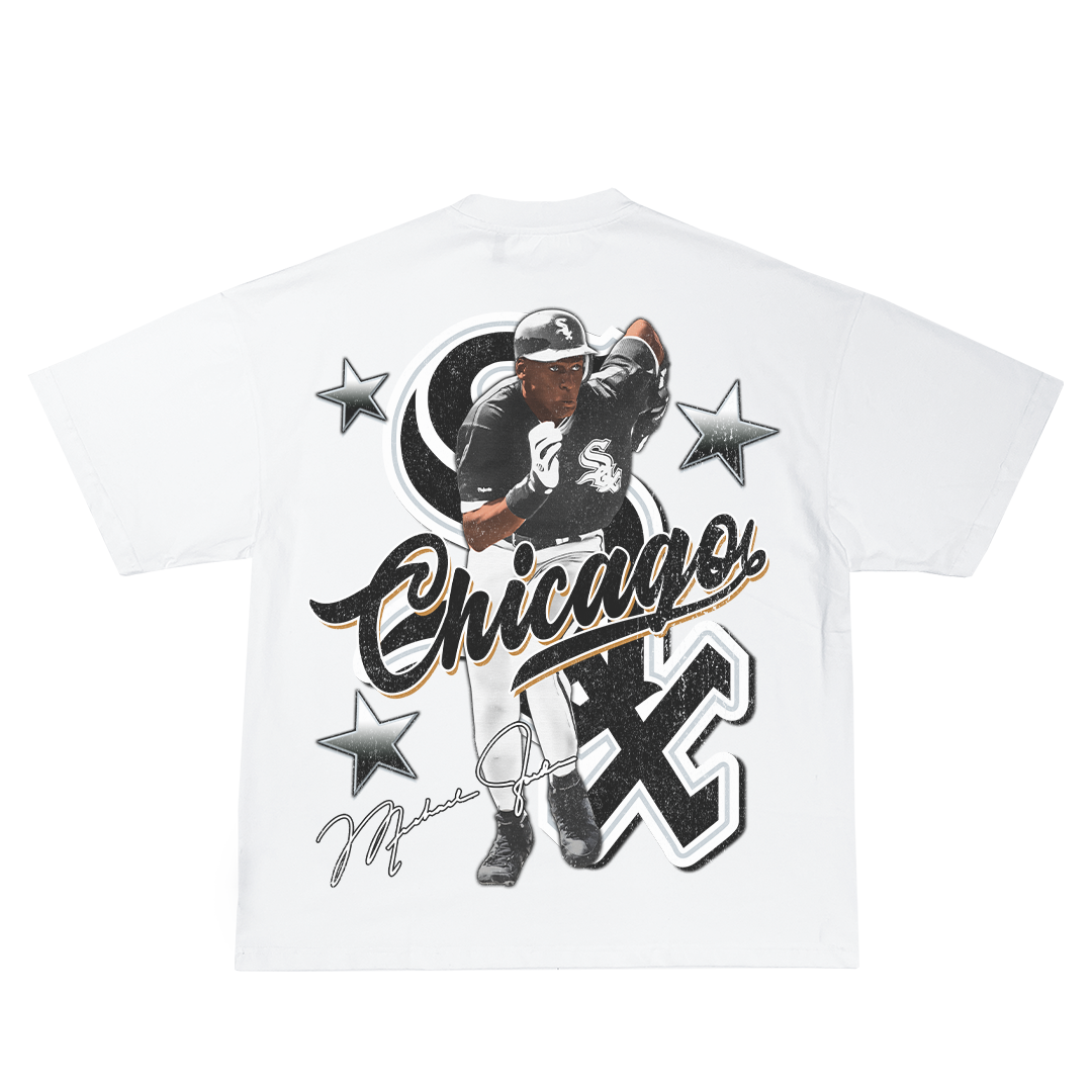 Lacelocks ‘Jordan’ Tee (Vintage Black & White)