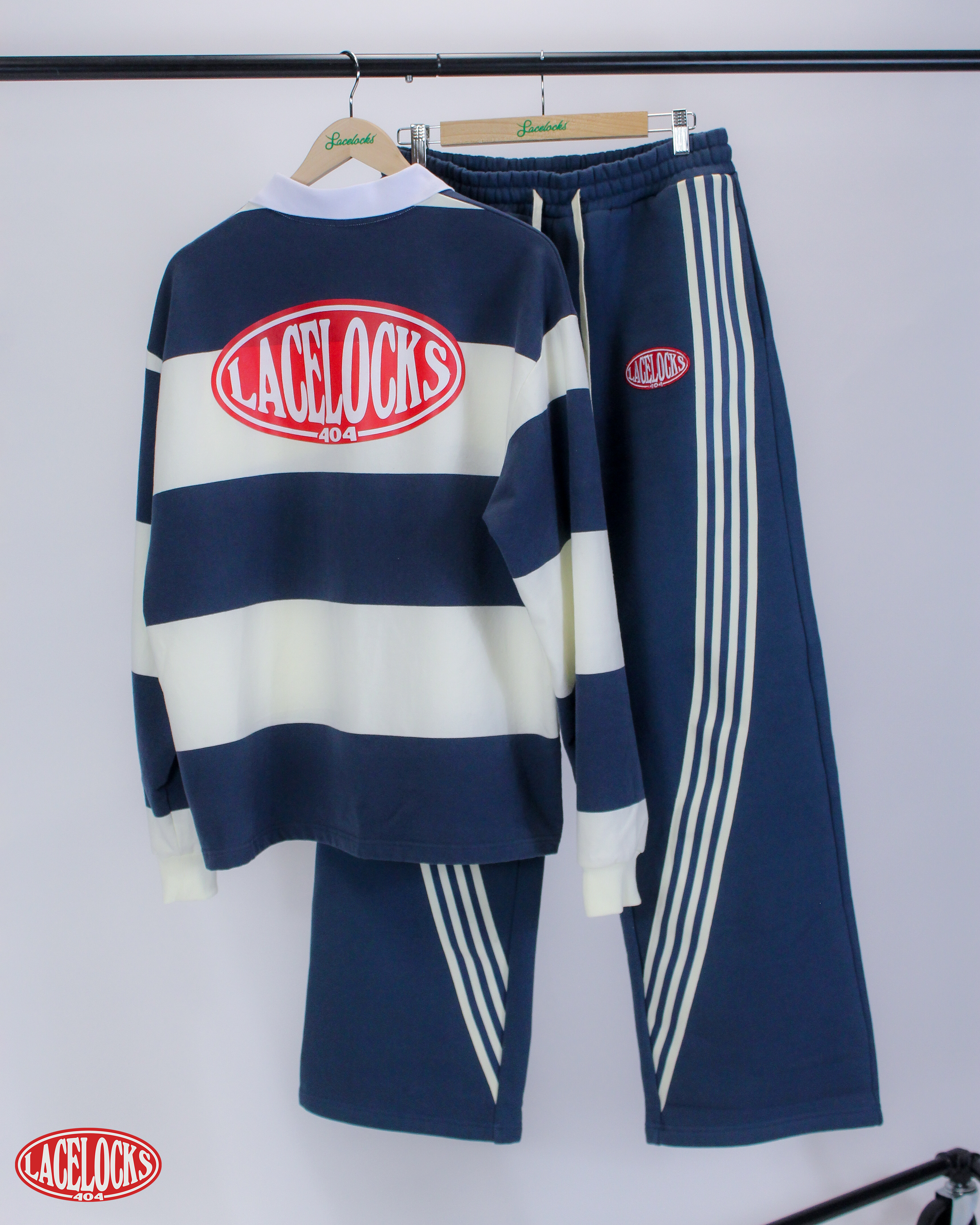 Lacelocks Rugby Polo (Navy)