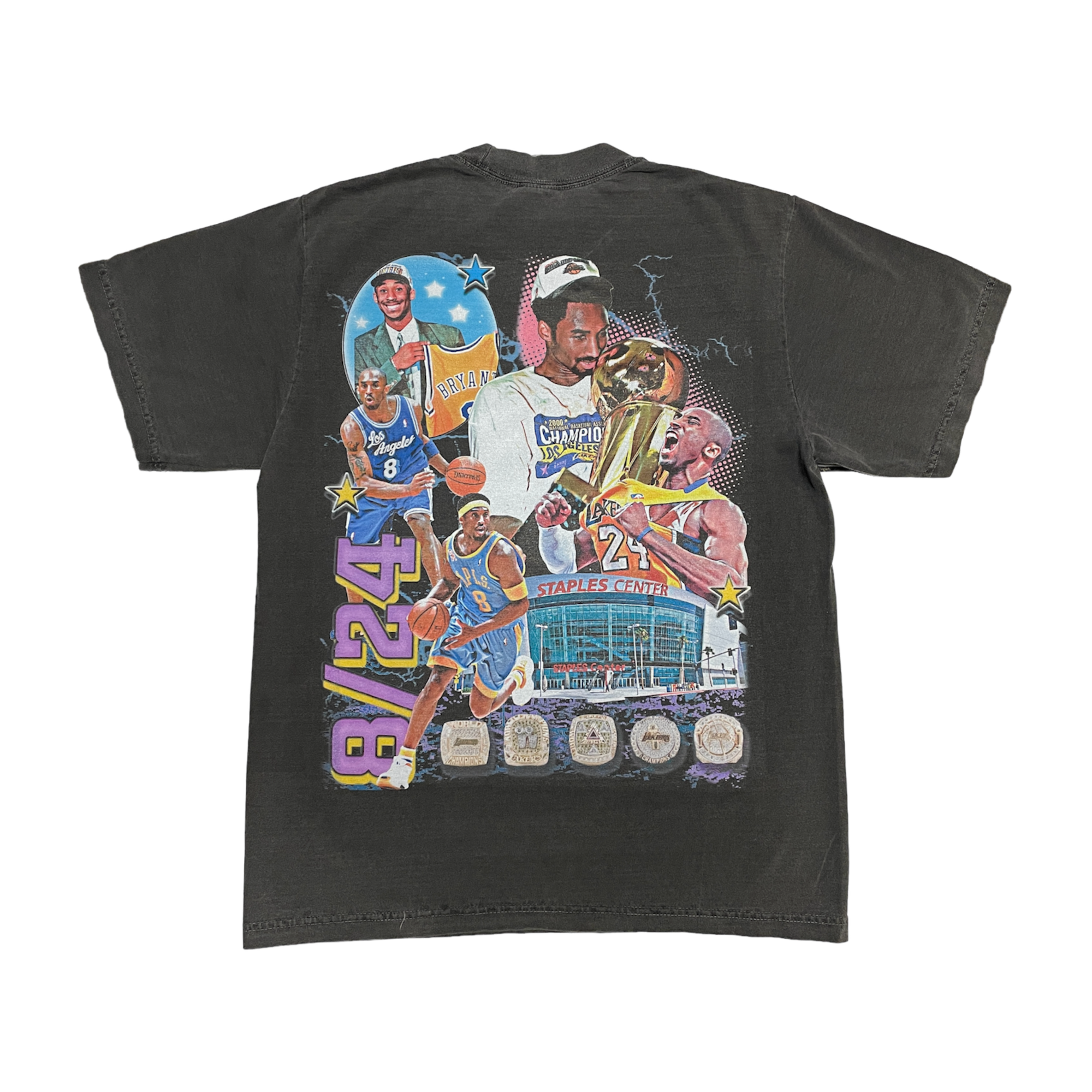 Lacelocks “8/24” Tee (white & vintage black)