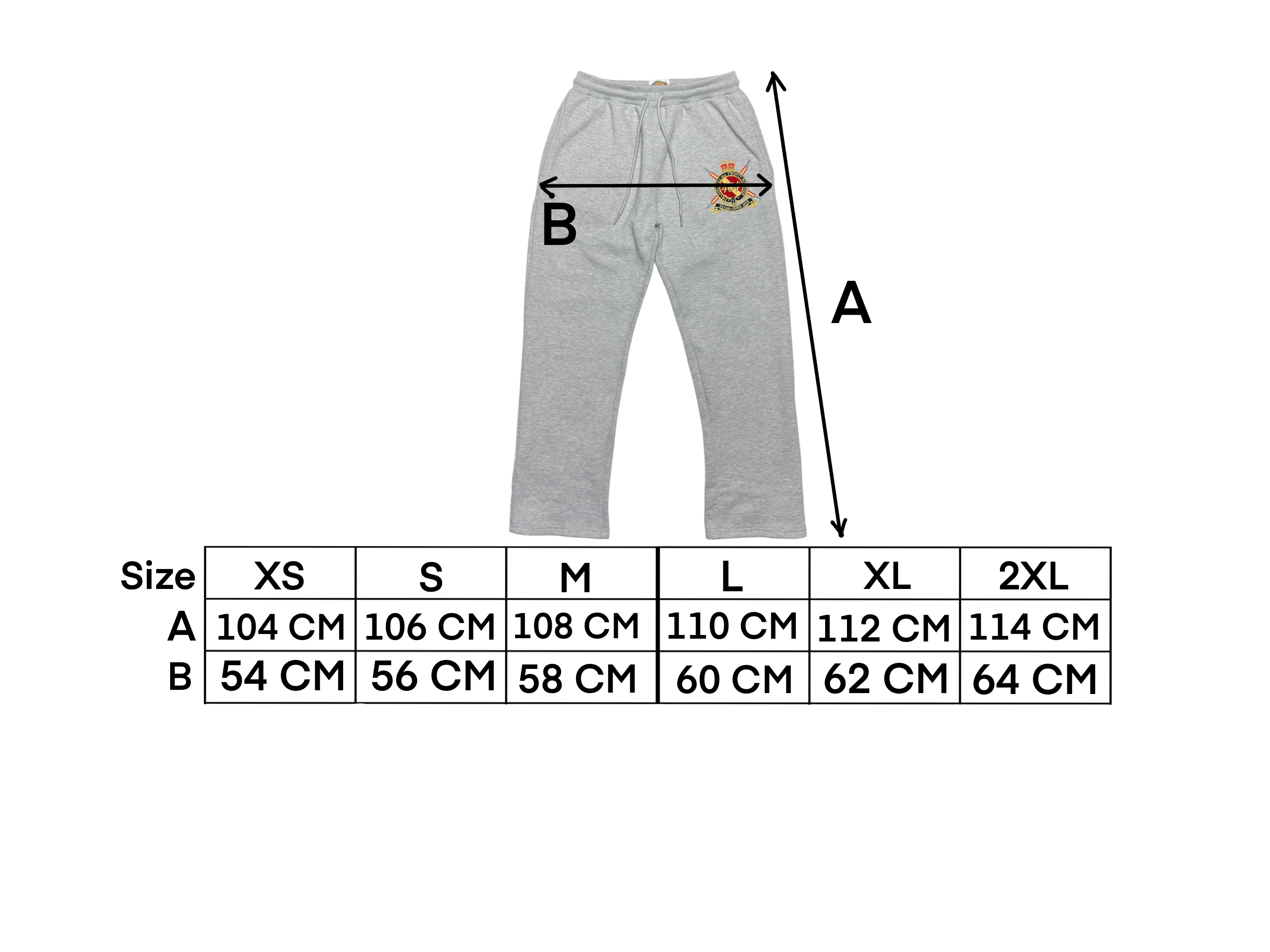 ‘Legacy Crest’ Sweatpants (Grey)