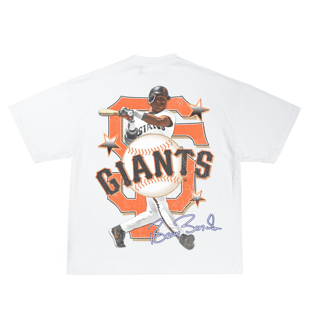 Lacelocks “Barry Bonds” Tee v2 (Brown & White)