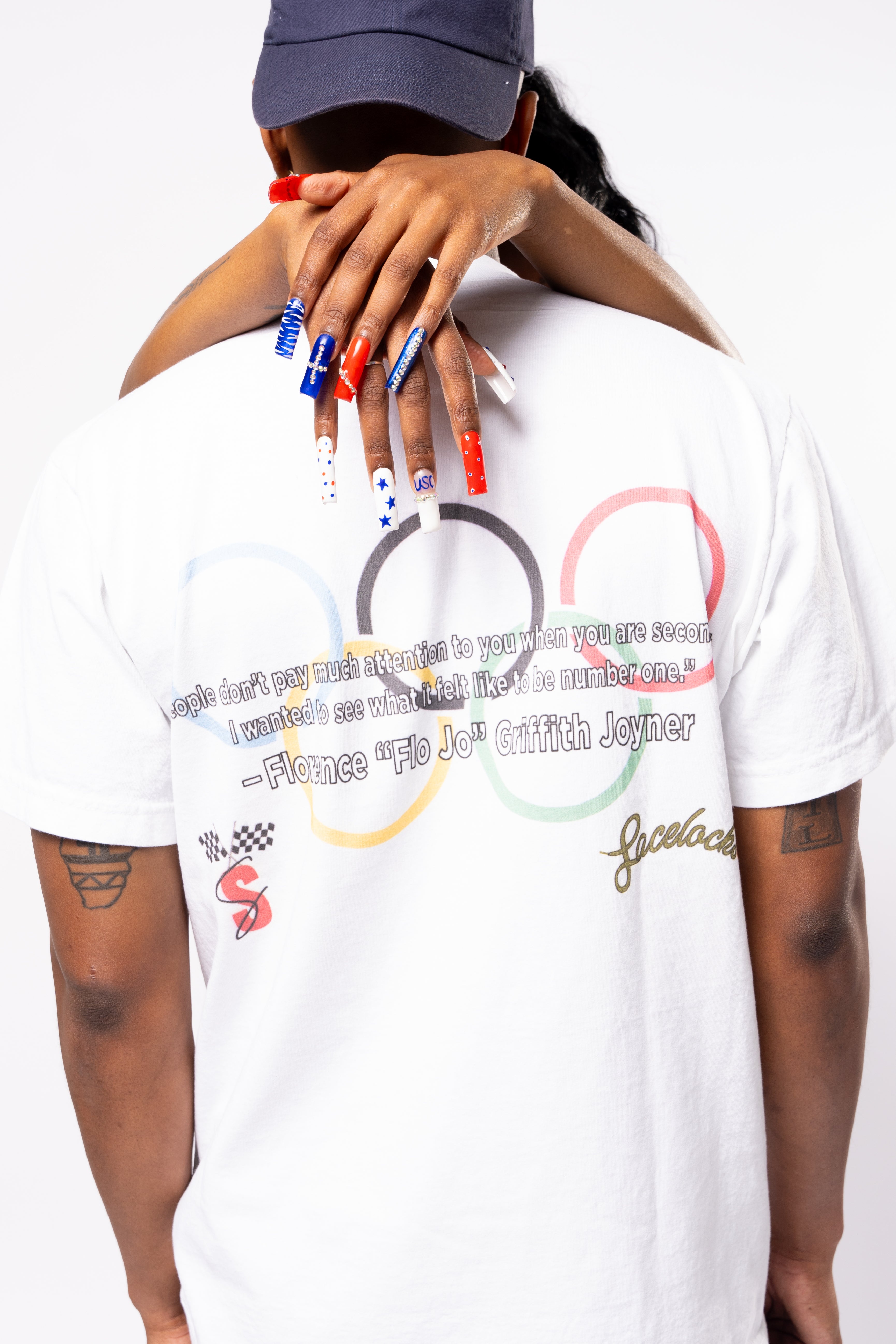 LL404 x SS ‘Flo Jo’ Tee (White)