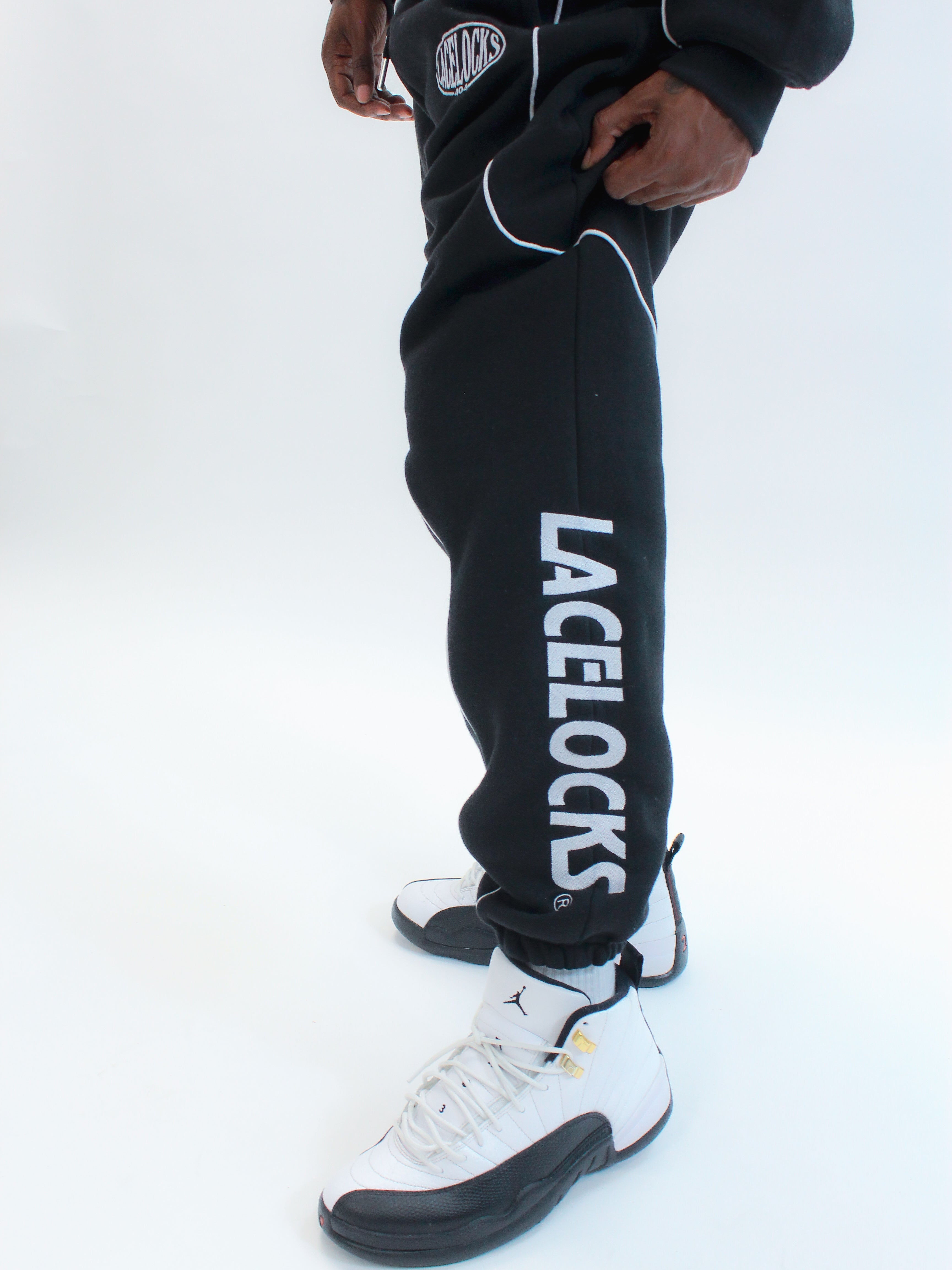 Lacelocks Oval Sweatpants (Black)