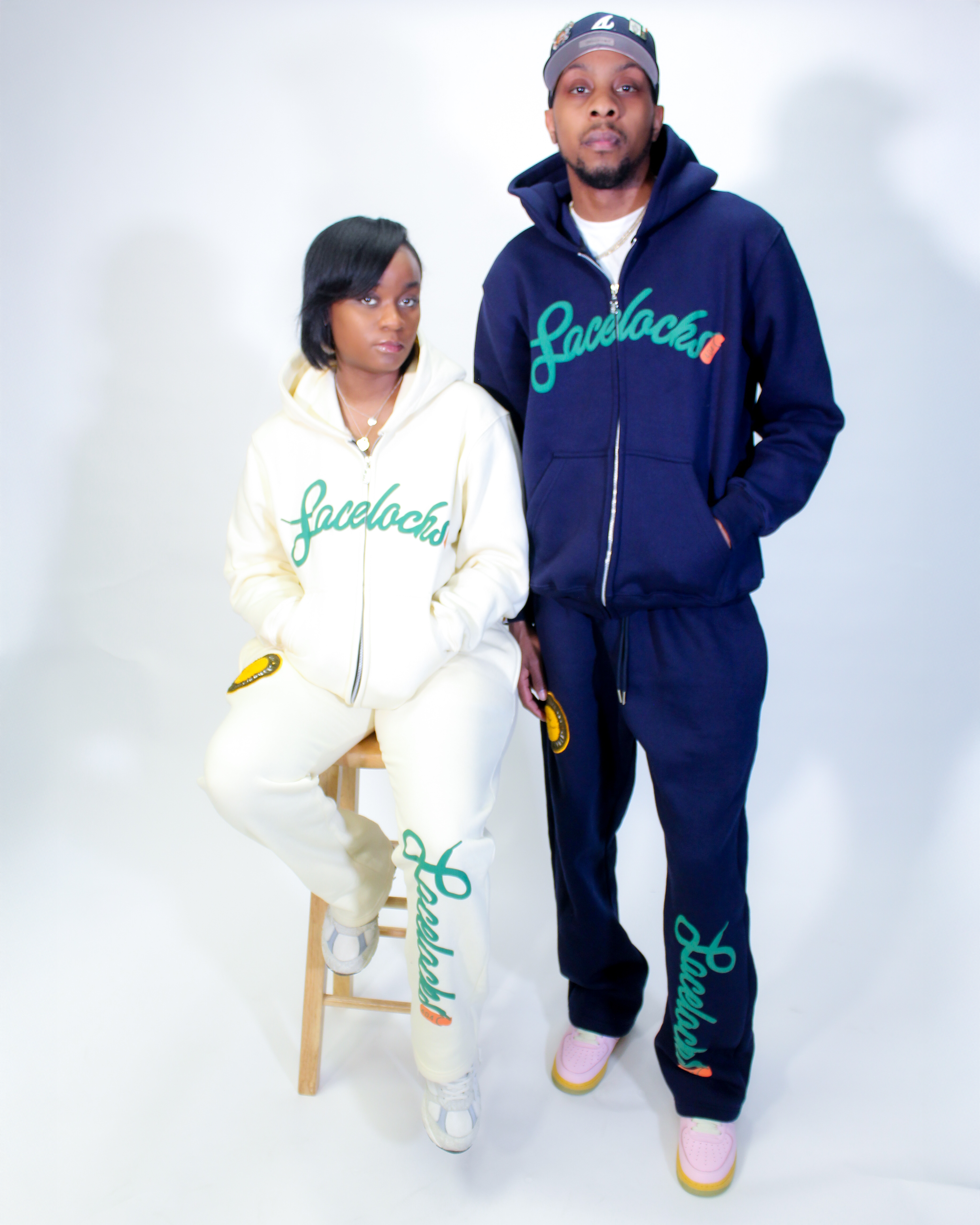 Lacelocks "Signature" Zip-Up (Navy)