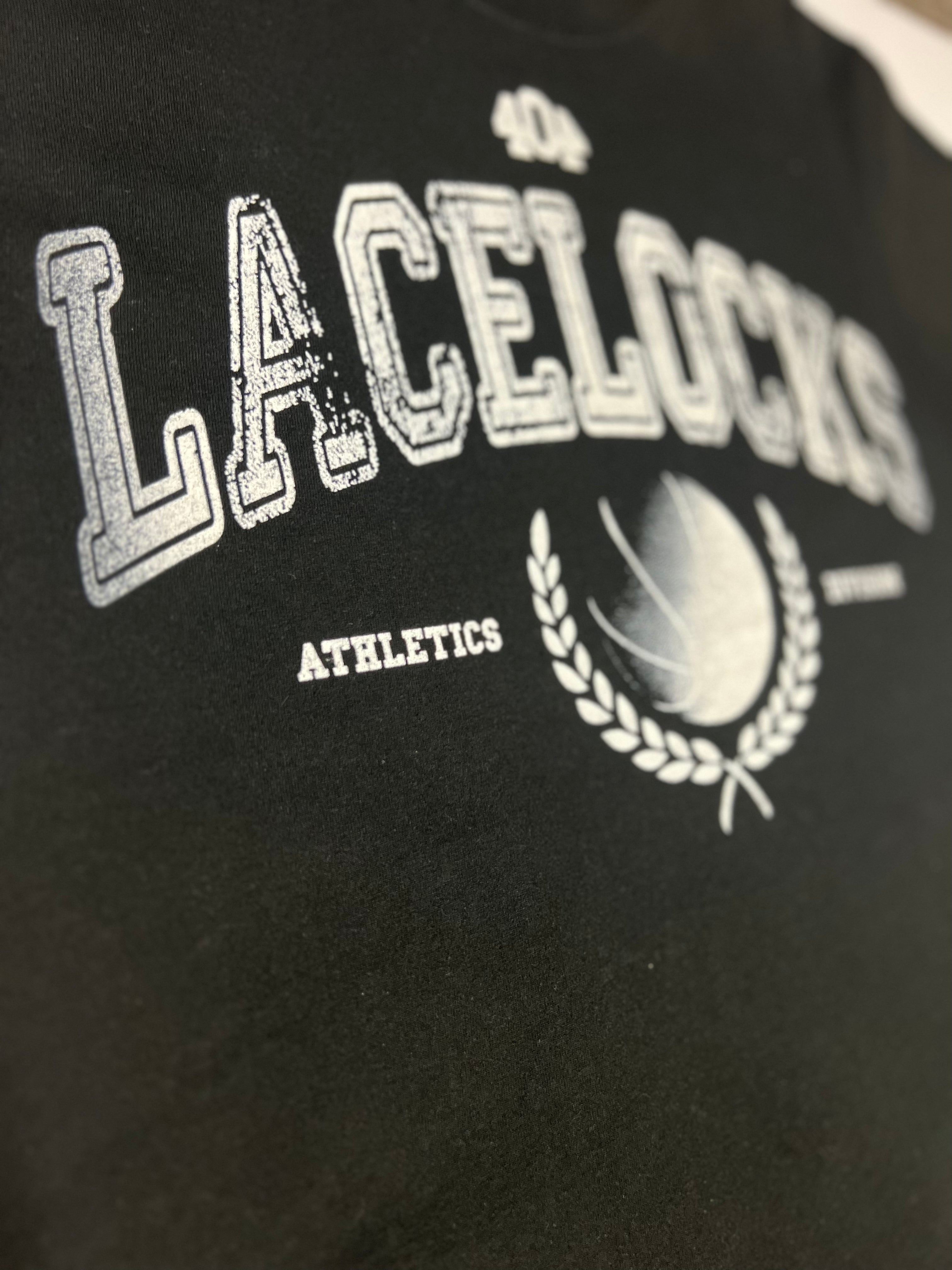 Lacelocks ‘Crest Tee’ (Black)