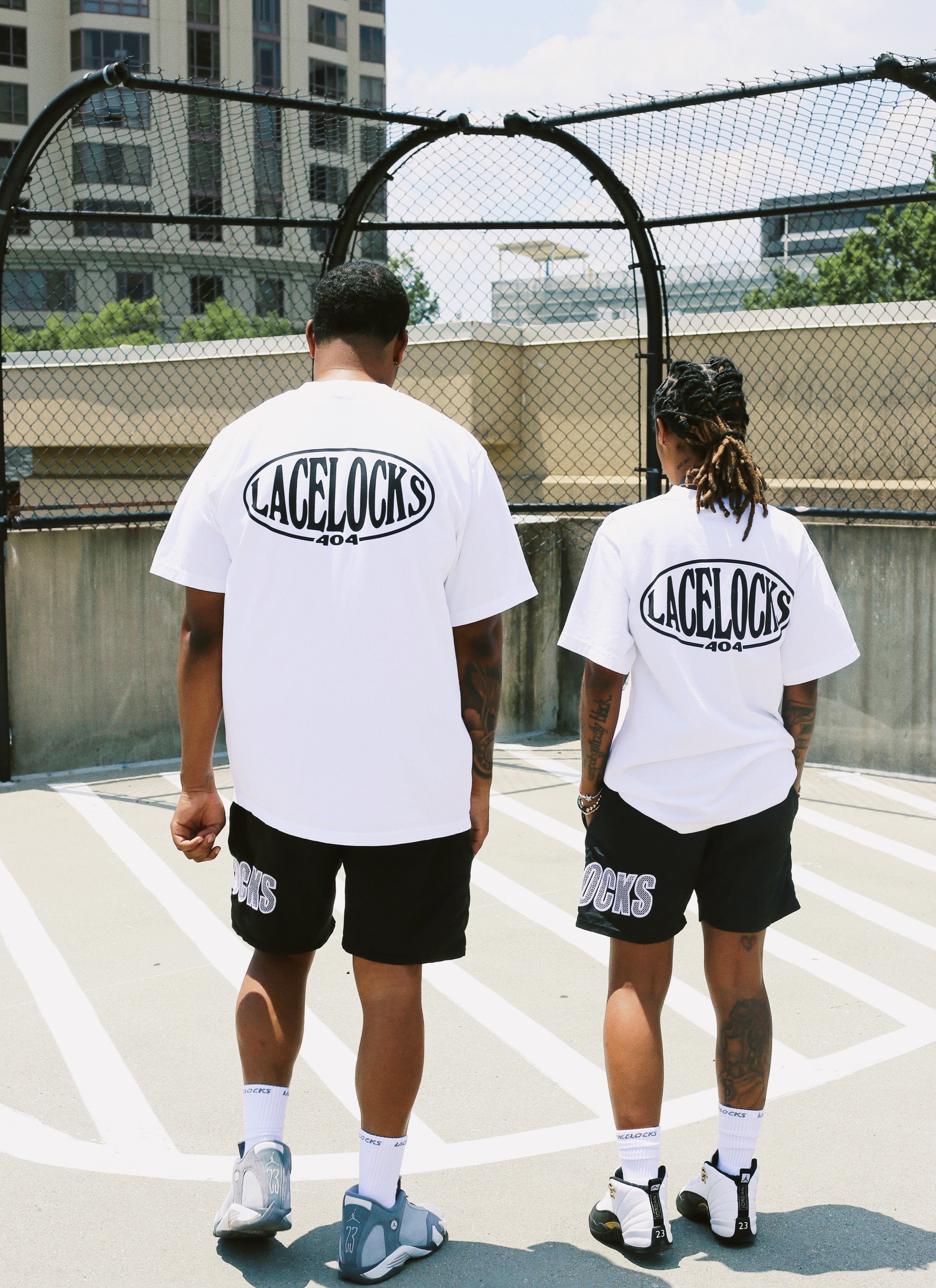 Lacelocks ‘Solid Foundation’ Tee (White & Black)