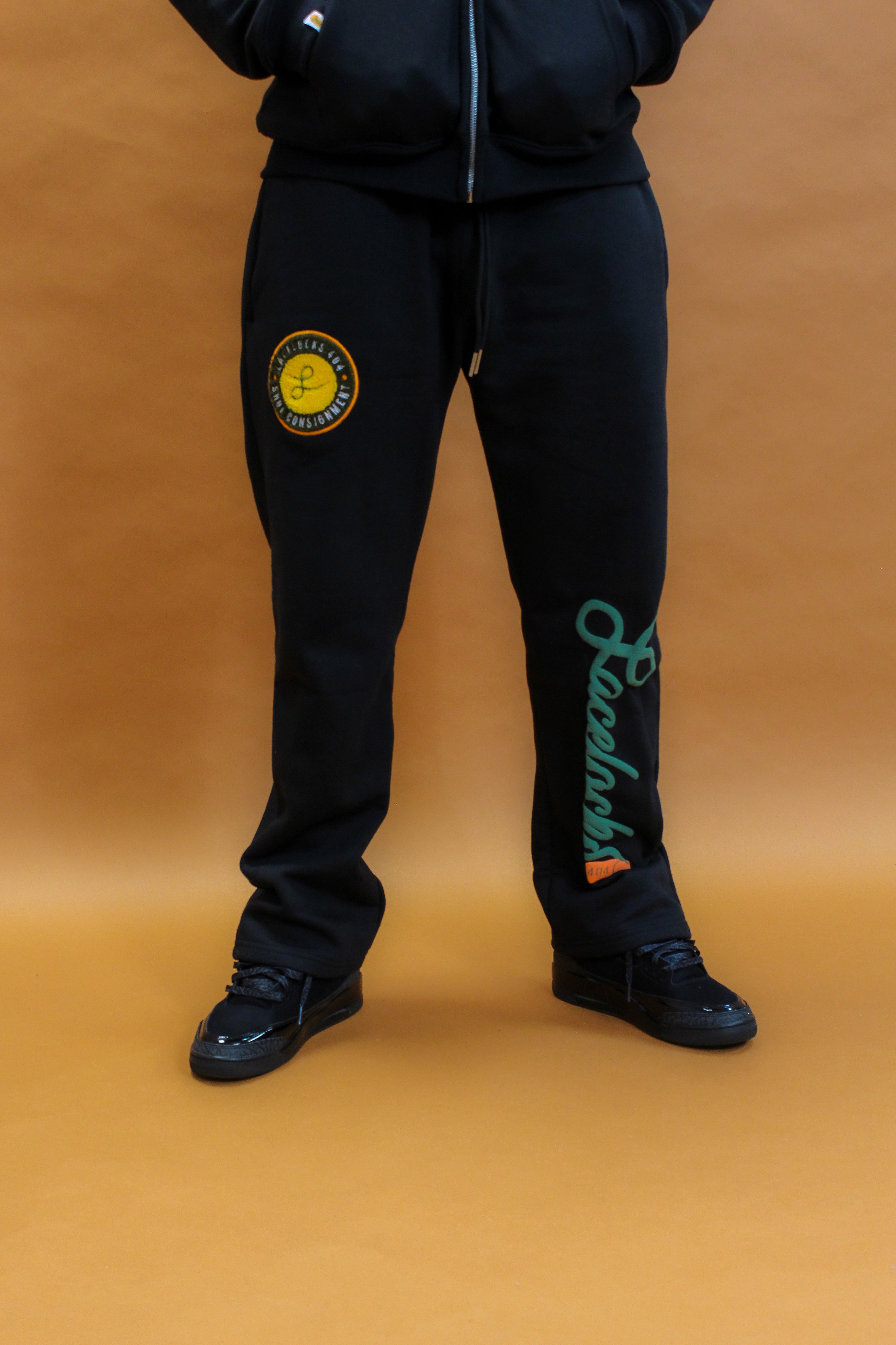 Lacelocks "Signature" Sweatpants v2 (Black)