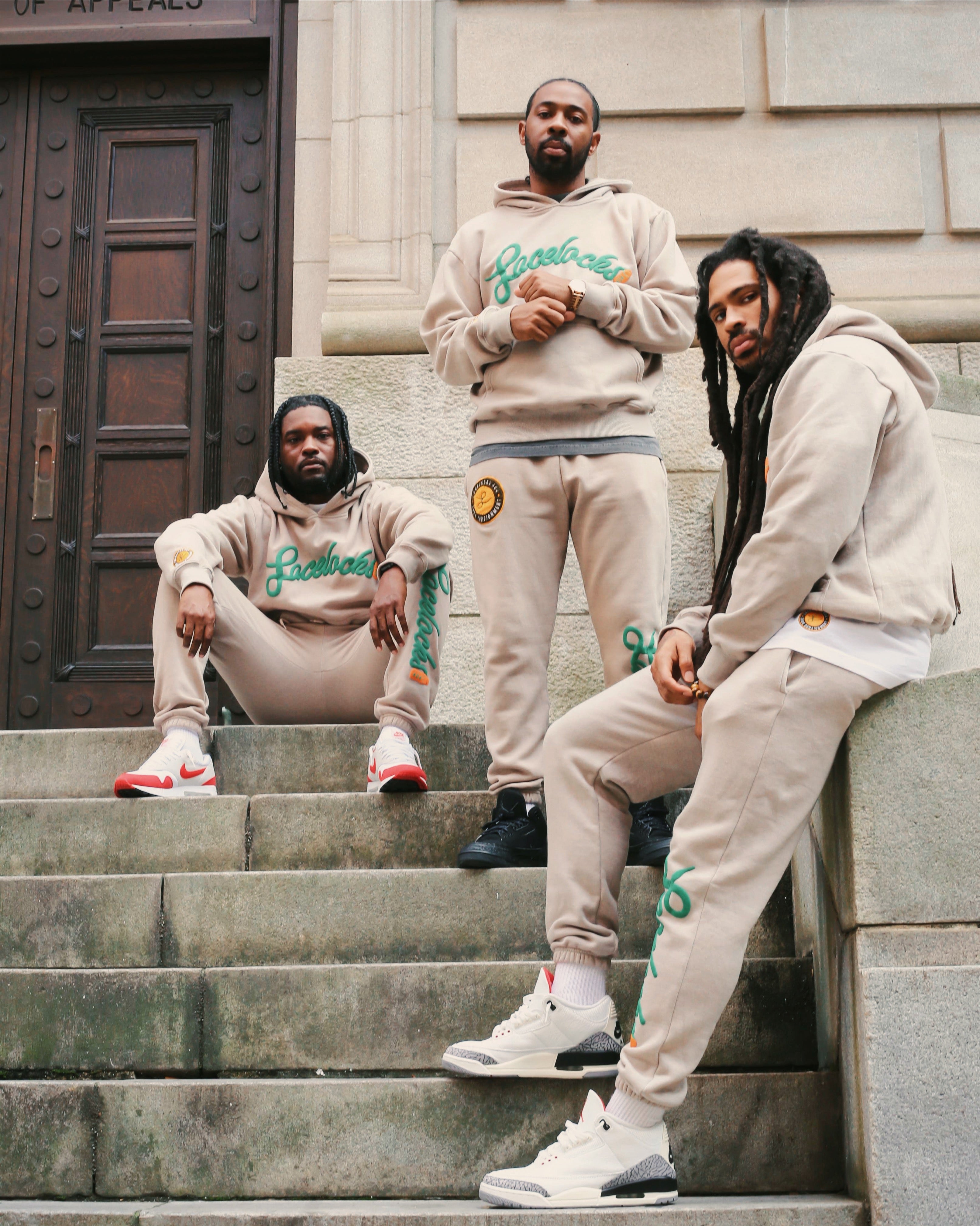 Lacelocks "Signature" Sweatpants (Sand)