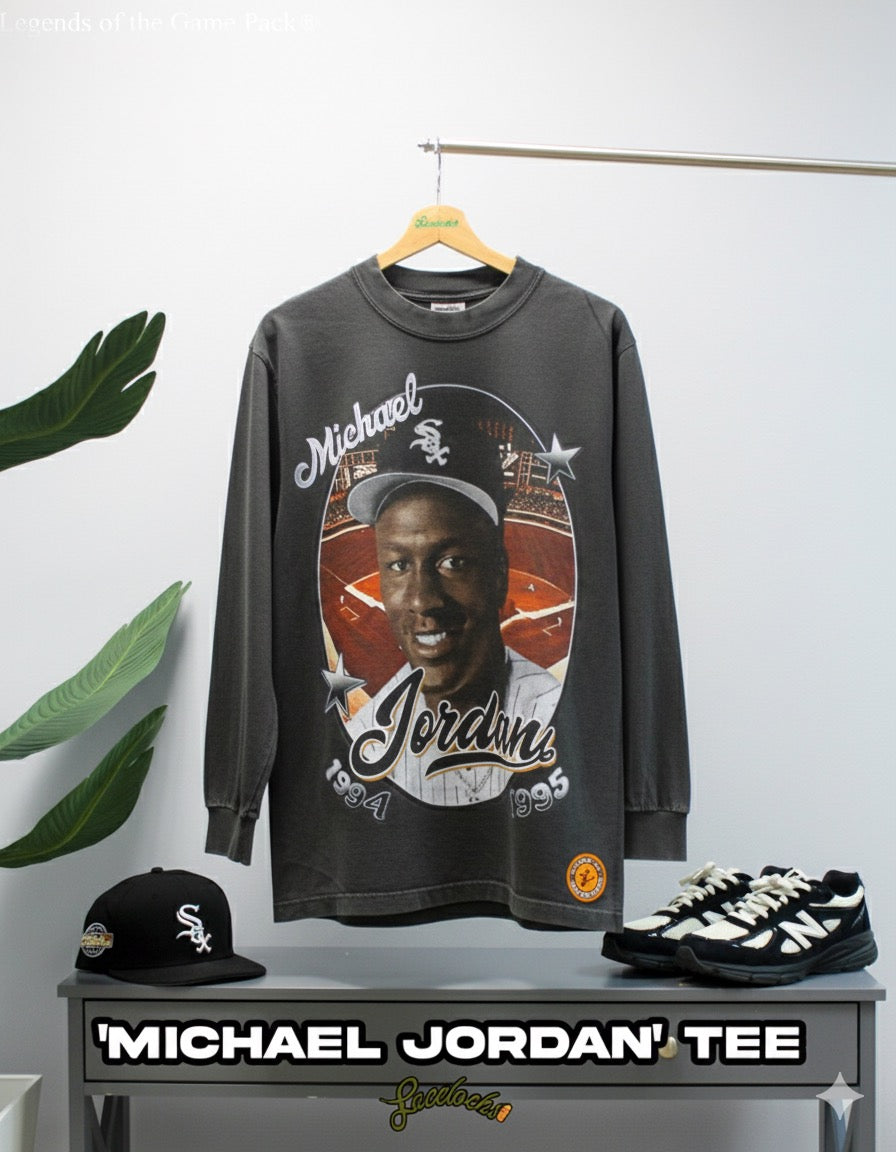 Lacelocks ‘Jordan’ LS Tee (Vintage Black & White)