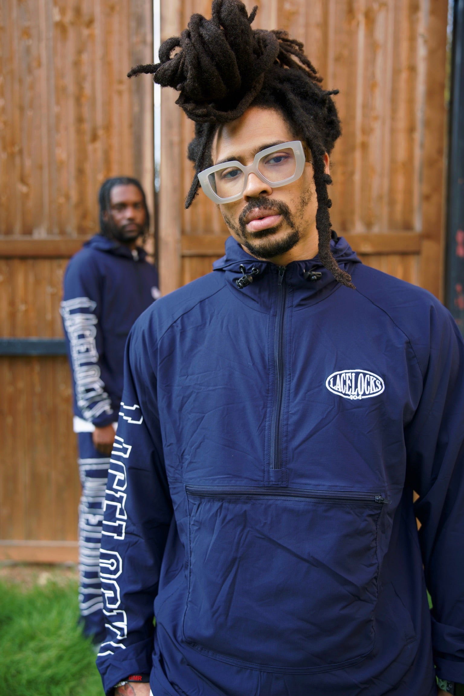 Lacelocks “Oval” Half-Zip (Navy)
