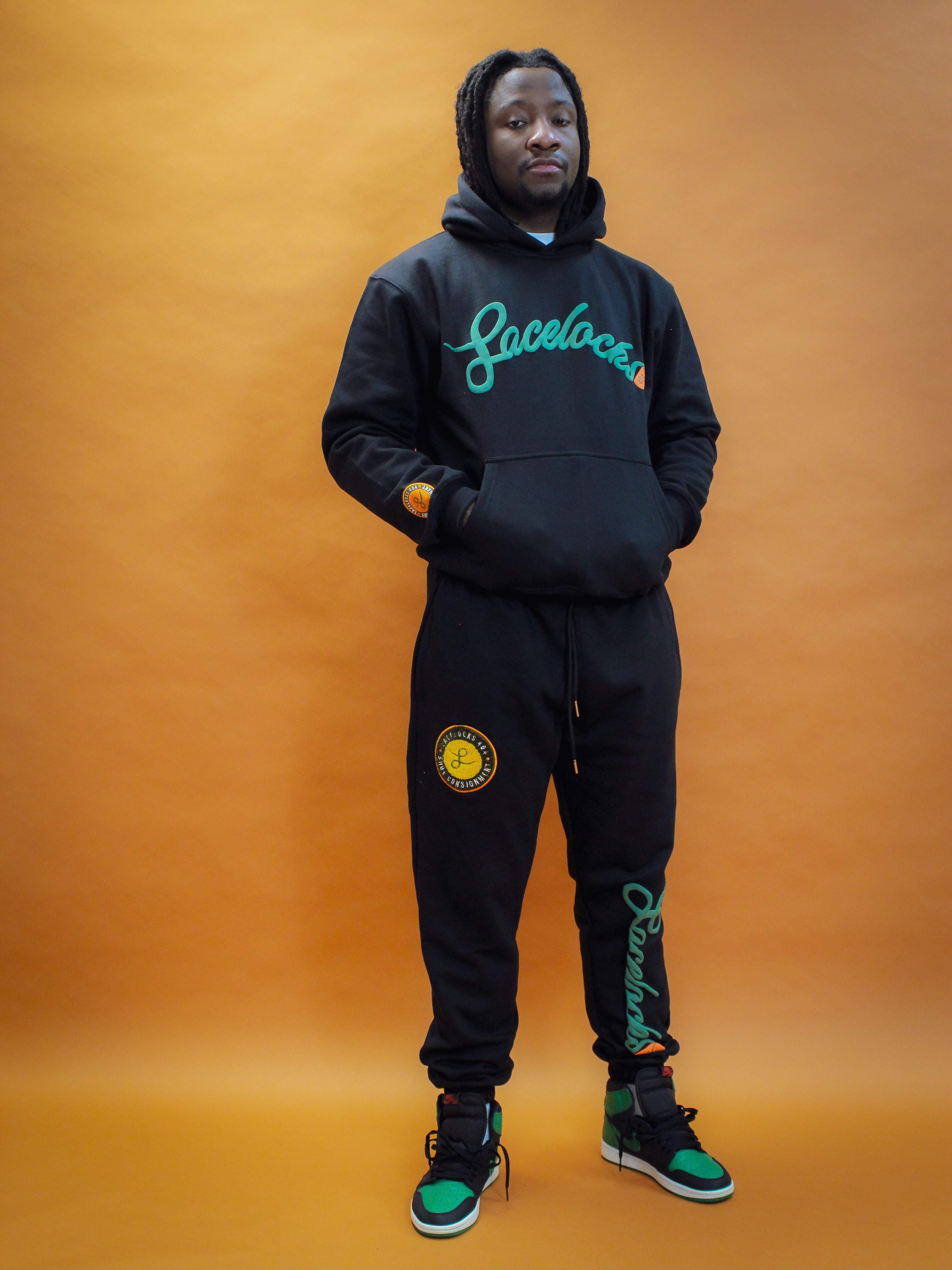 Lacelocks "Signature" Sweatpants (Black)