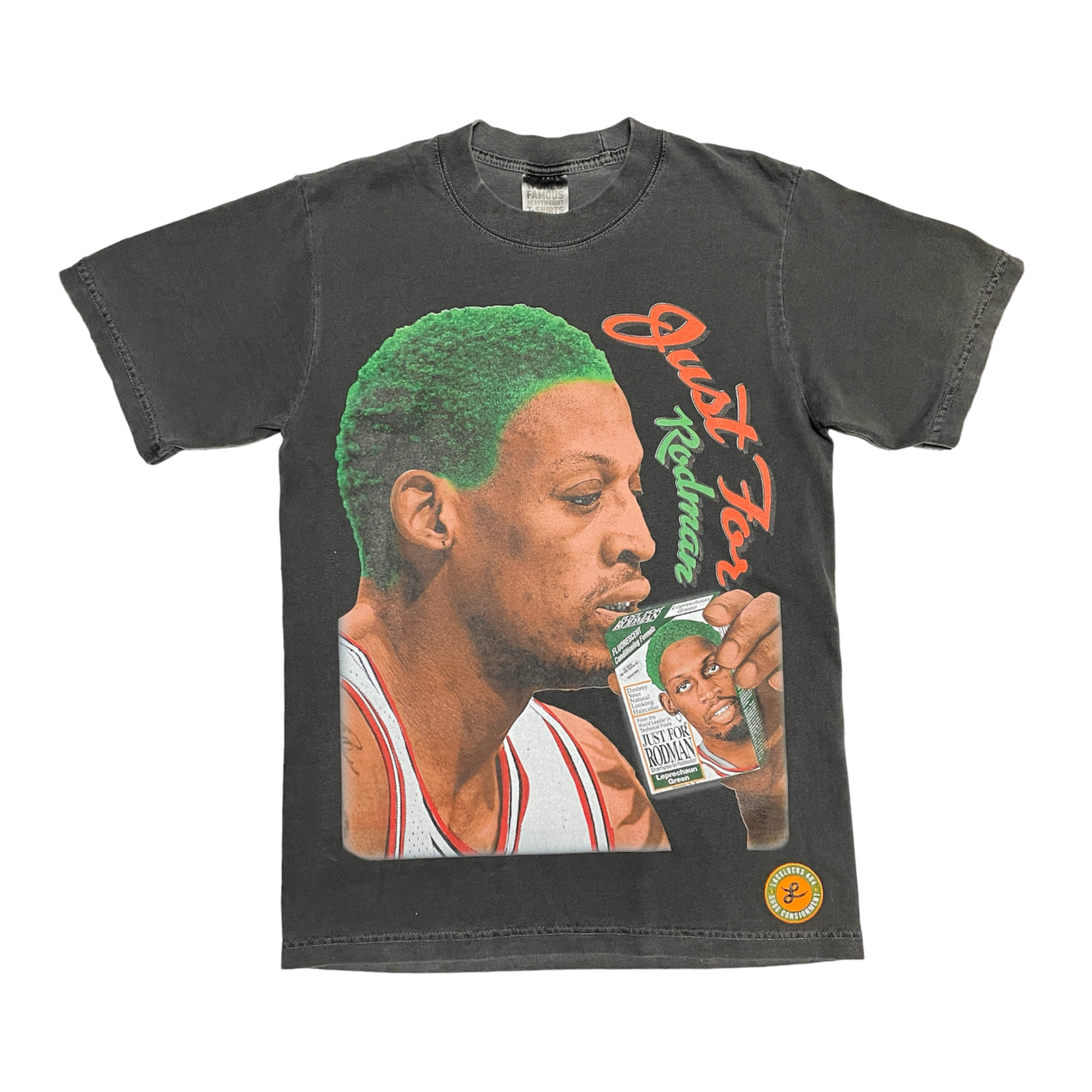 Lacelocks ‘Just For Rodman’ Tee (Vintage Black)