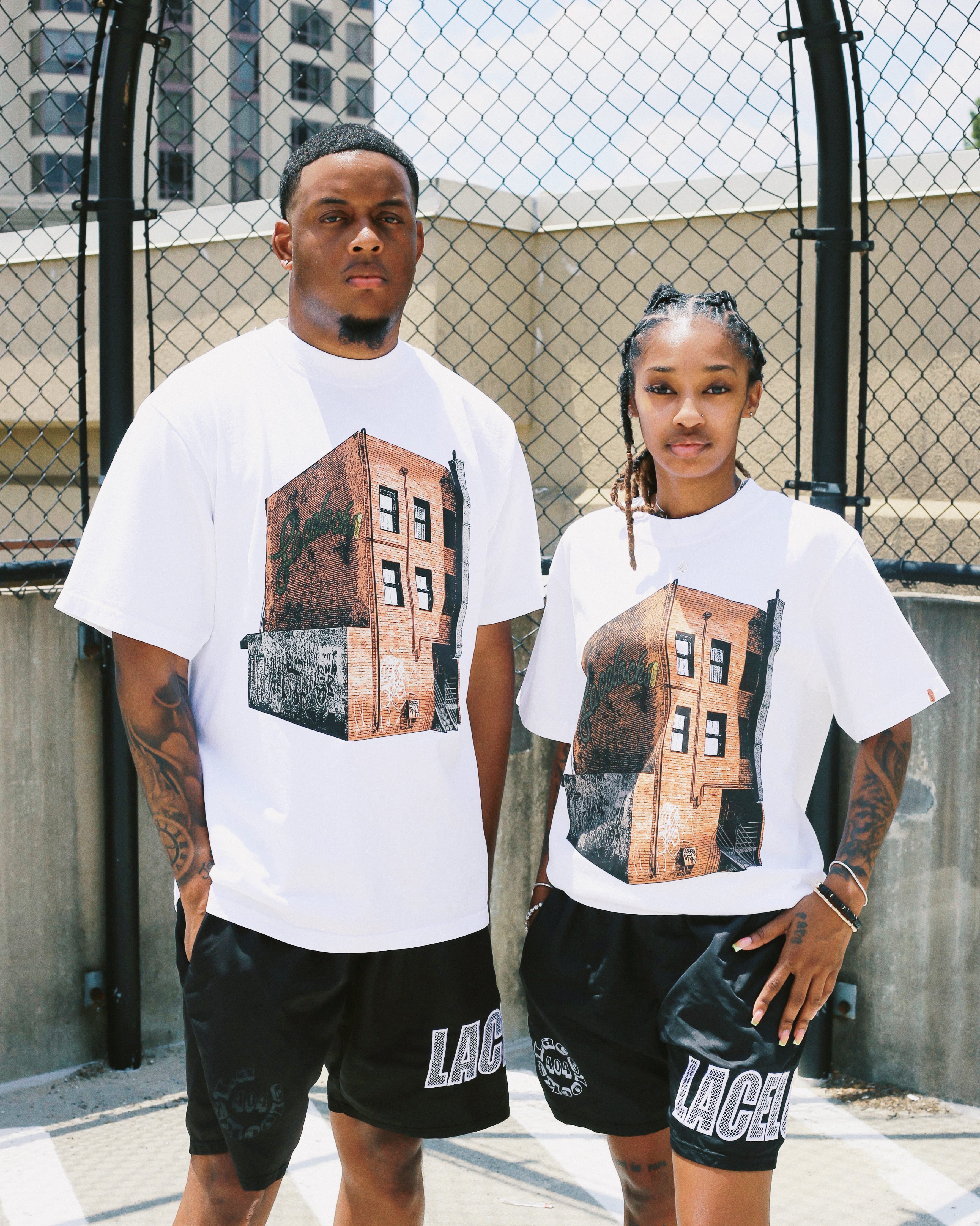 Lacelocks ‘Solid Foundation’ Tee (White & Black)