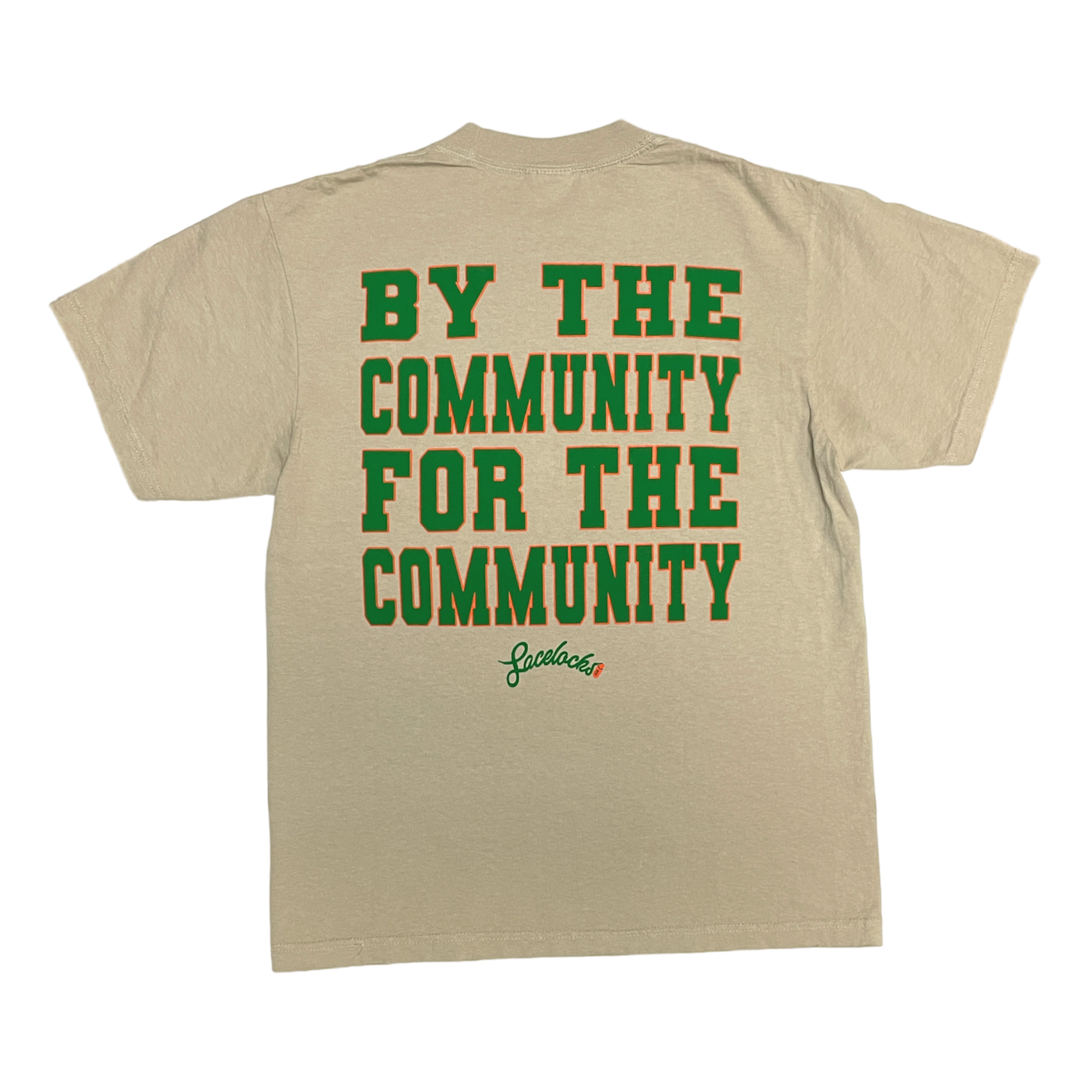 Lacelocks ‘Community’ Tee v2 (Oatmeal)