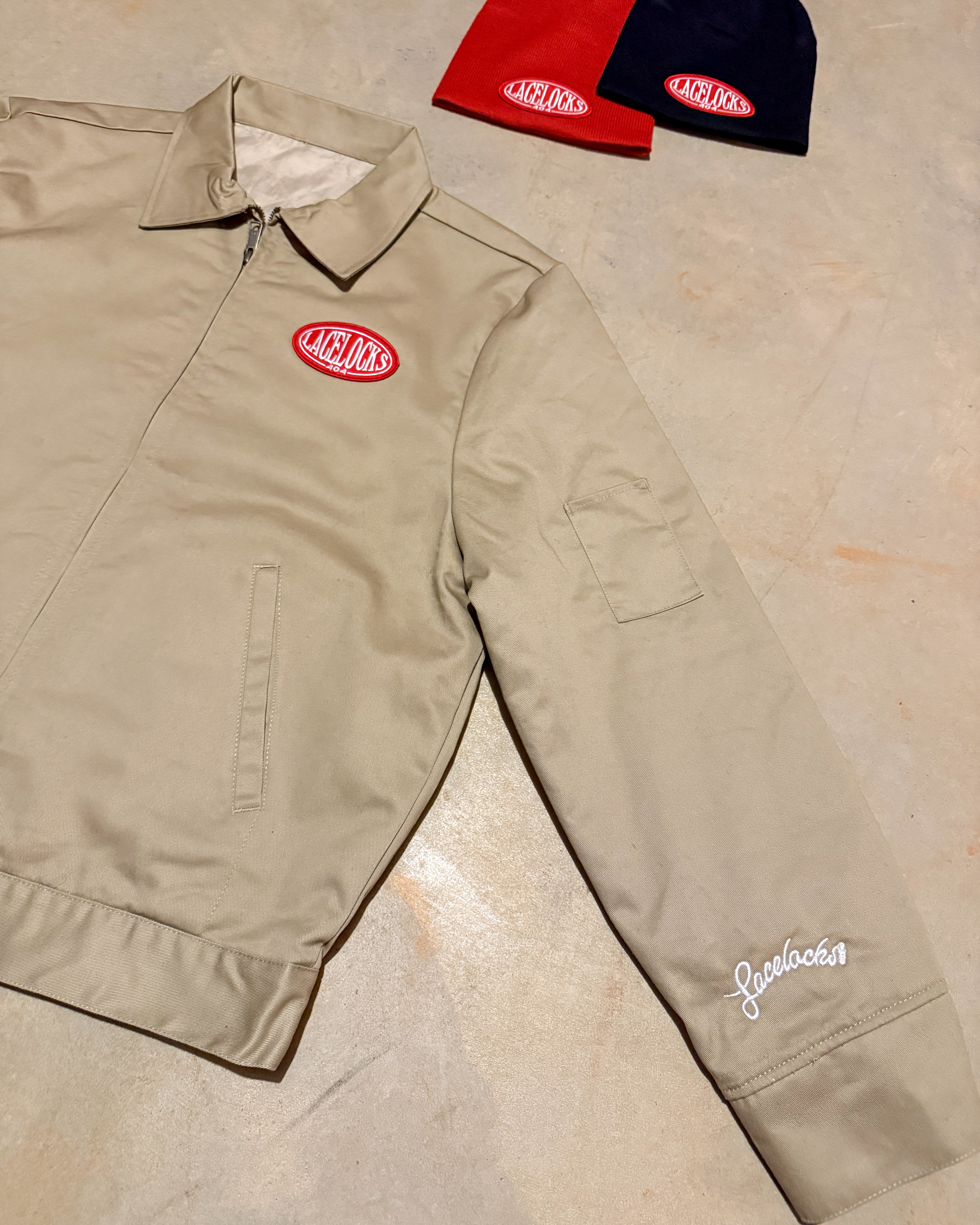 Lacelocks ‘Oval’ Work Jacket (Khaki)
