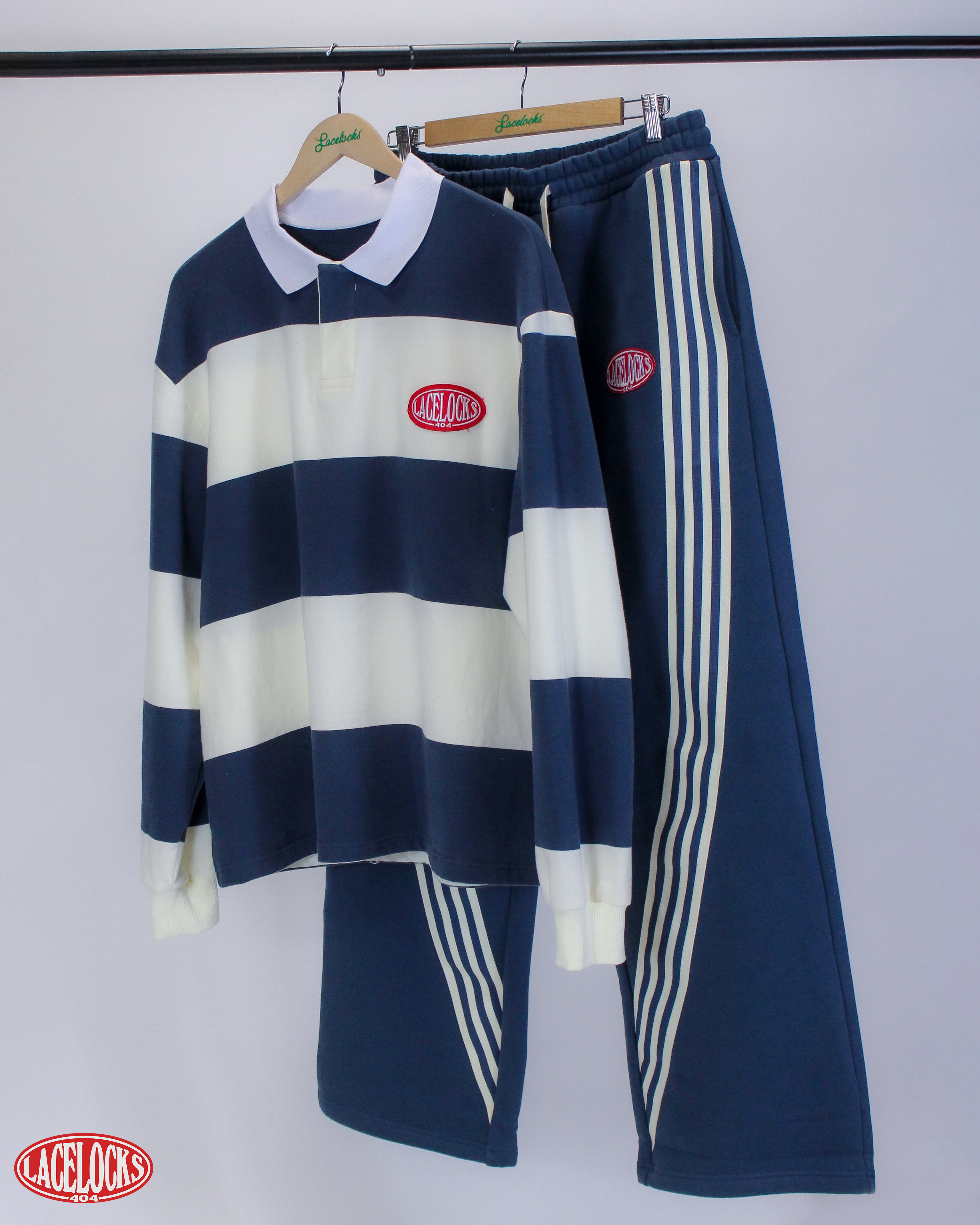 Lacelocks Rugby Polo (Navy)