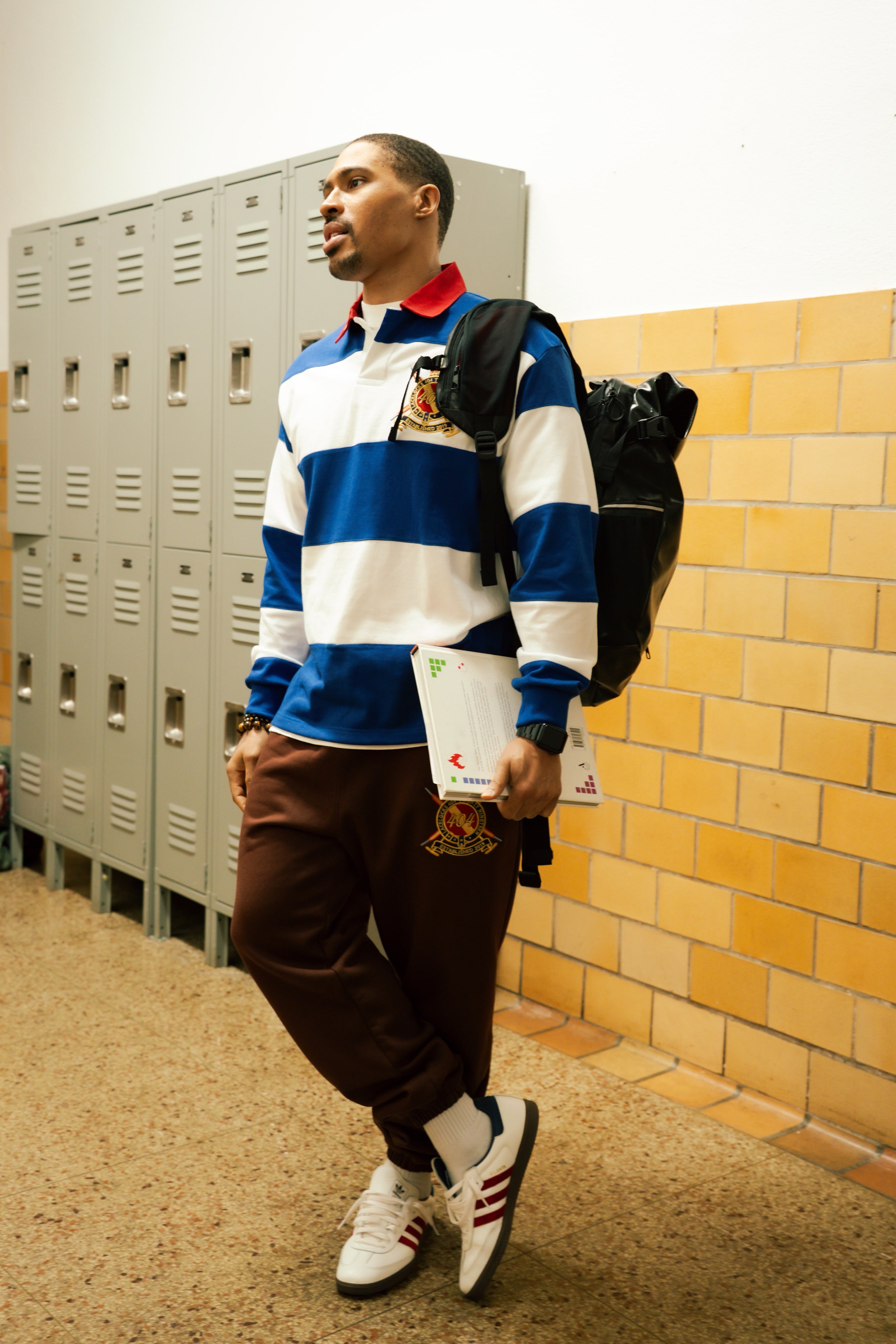 ‘Legacy Crest’ Sweatpants (Brown)