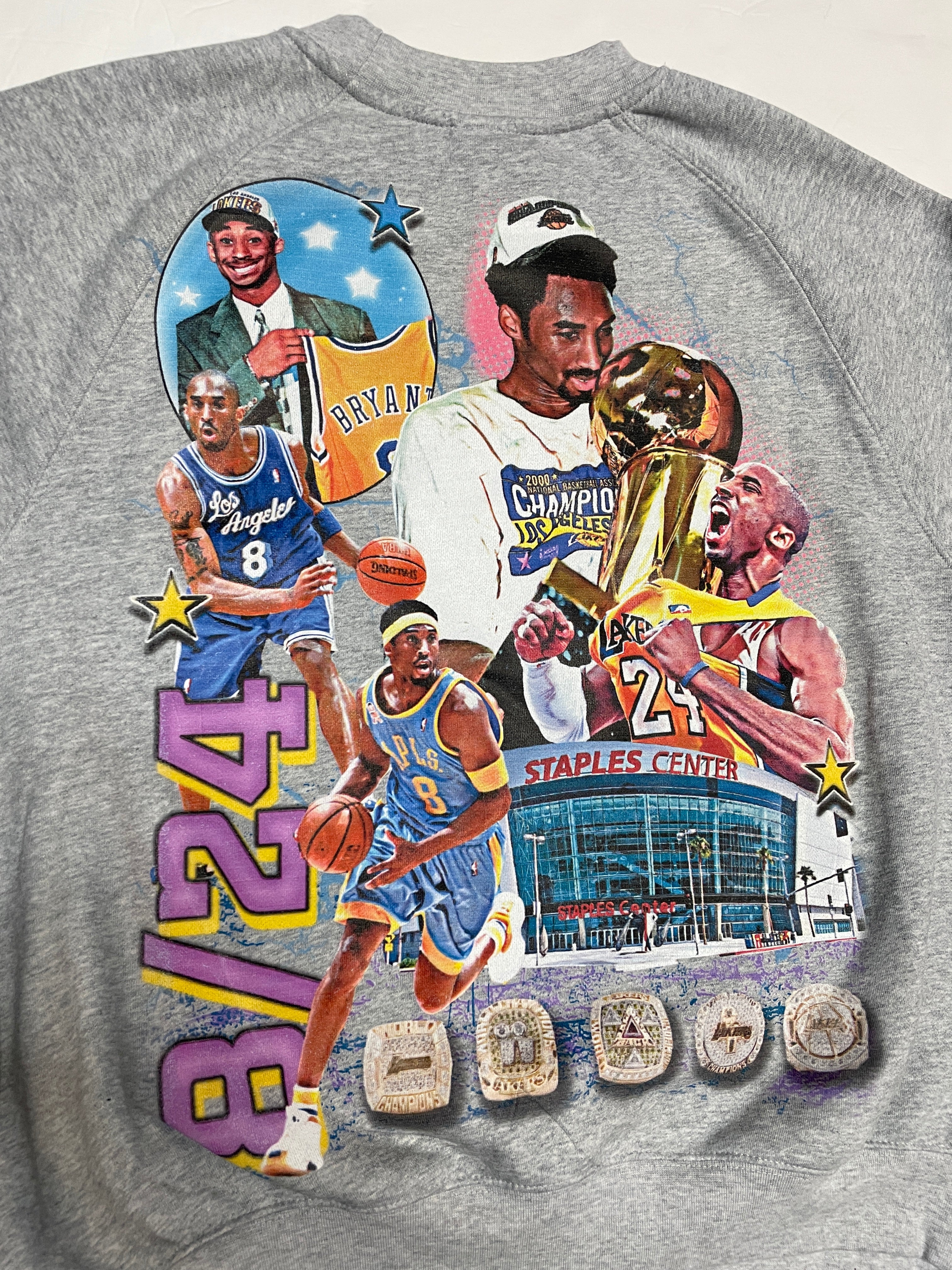 Lacelocks “8/24” Crewneck (Grey & Black)