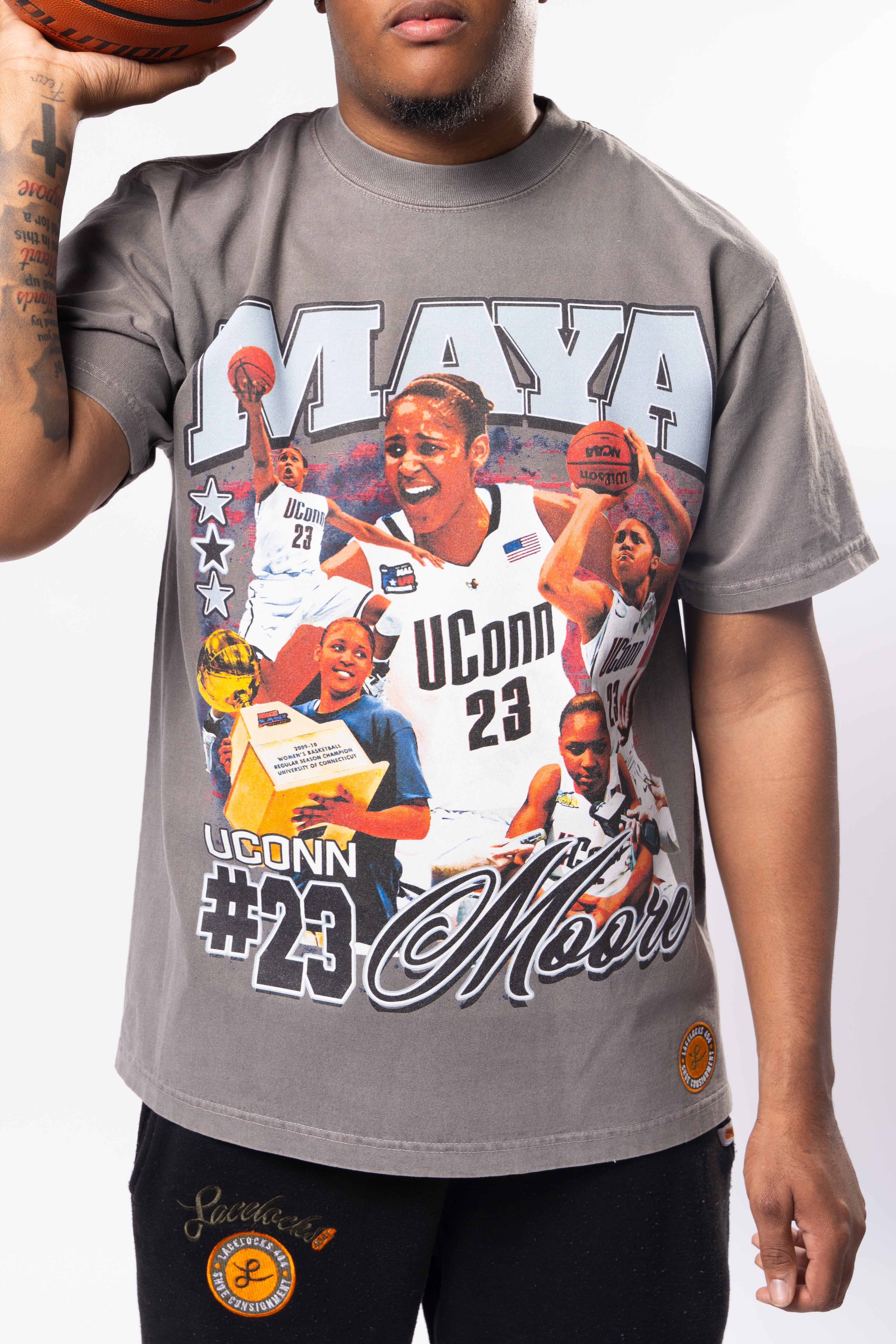 LL404 x SS ‘Maya Moore’ Tee (Cement Grey)