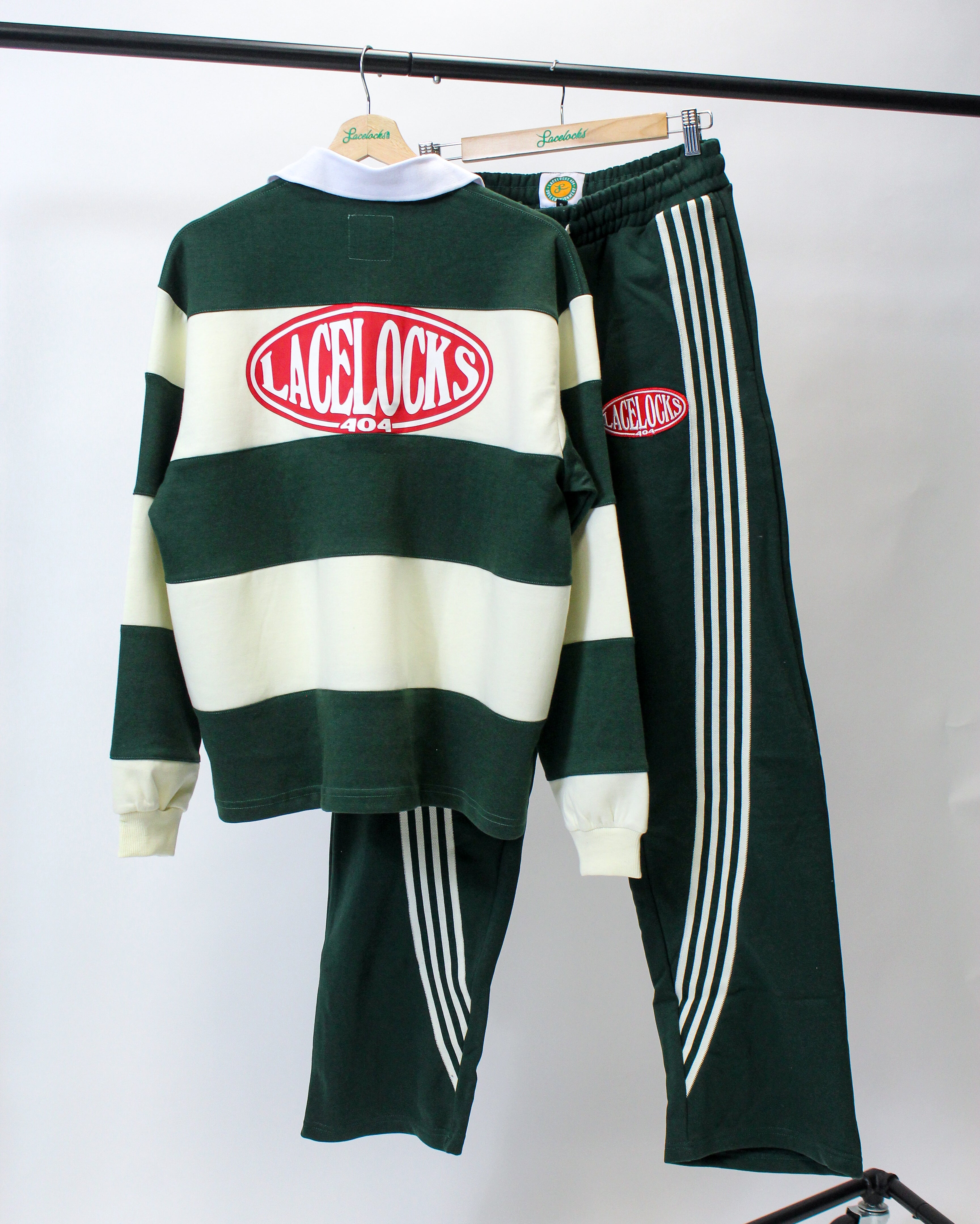 Lacelocks Oval Trackpants (Olive Green)