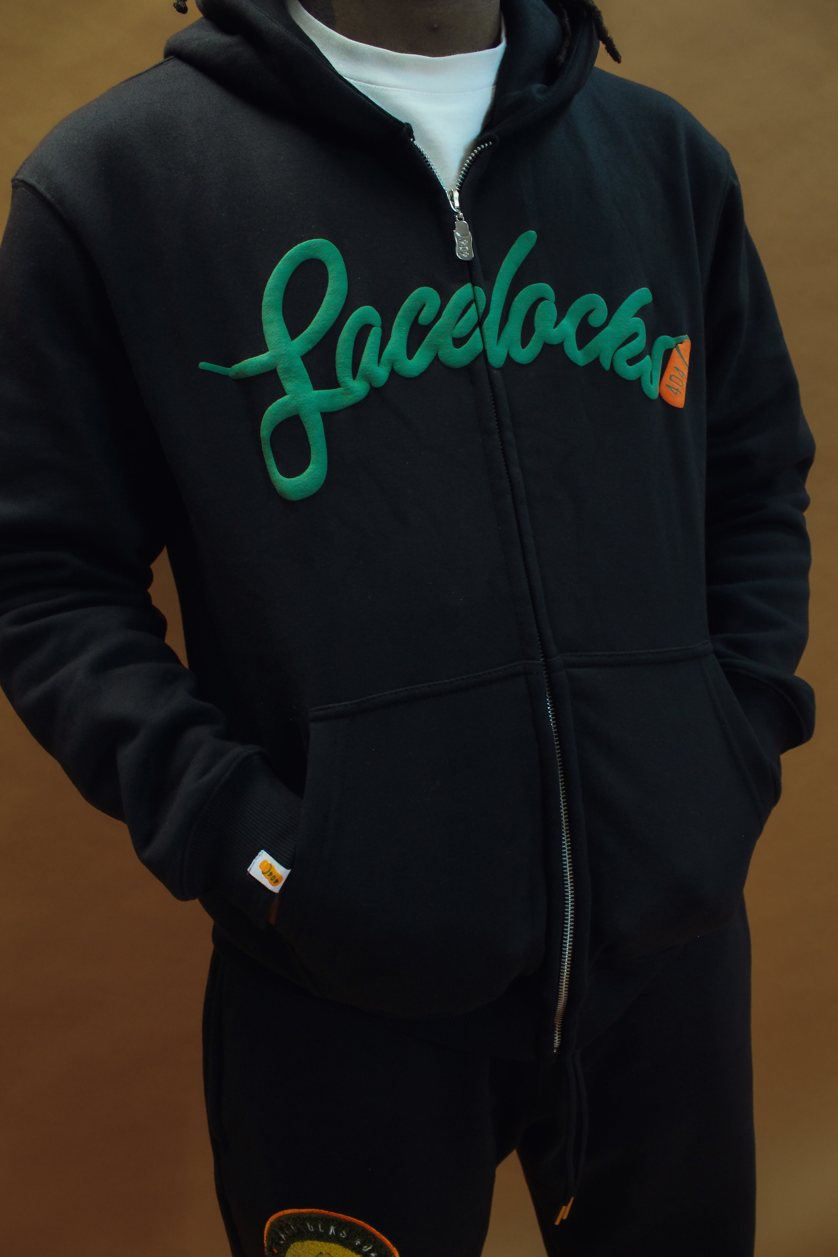 Lacelocks "Signature" Zip-Up (Black)