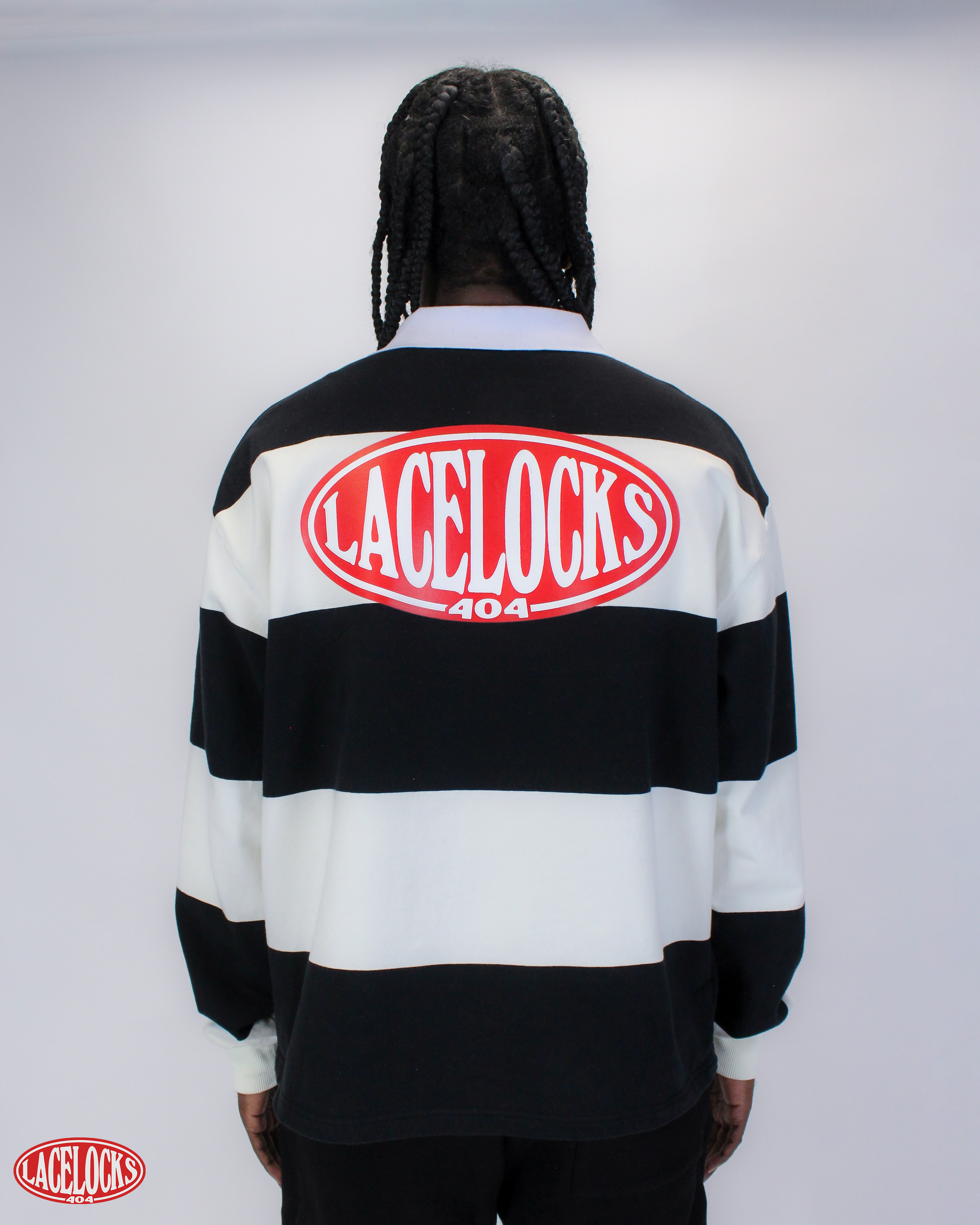 Lacelocks Rugby Polo (Black)