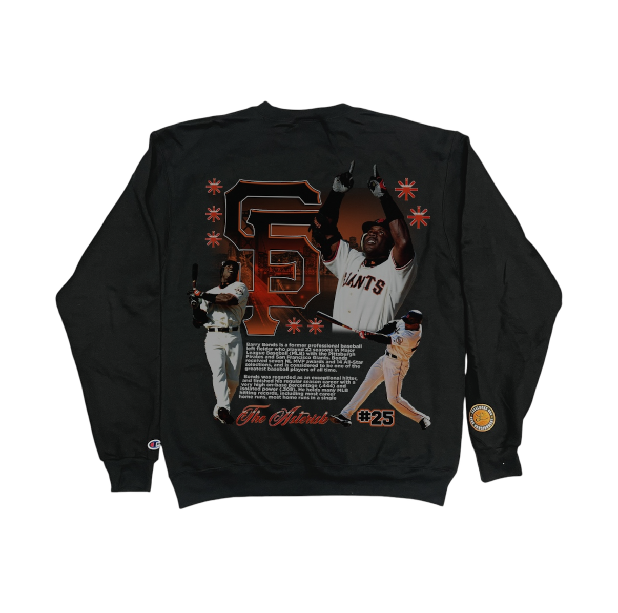 Lacelocks “Bonds” Crewneck (Grey & Black)