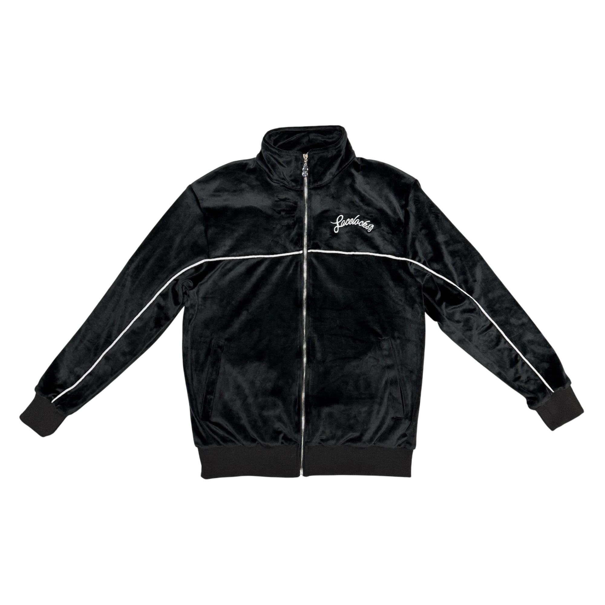 Lacelocks Velour Jacket (Black)
