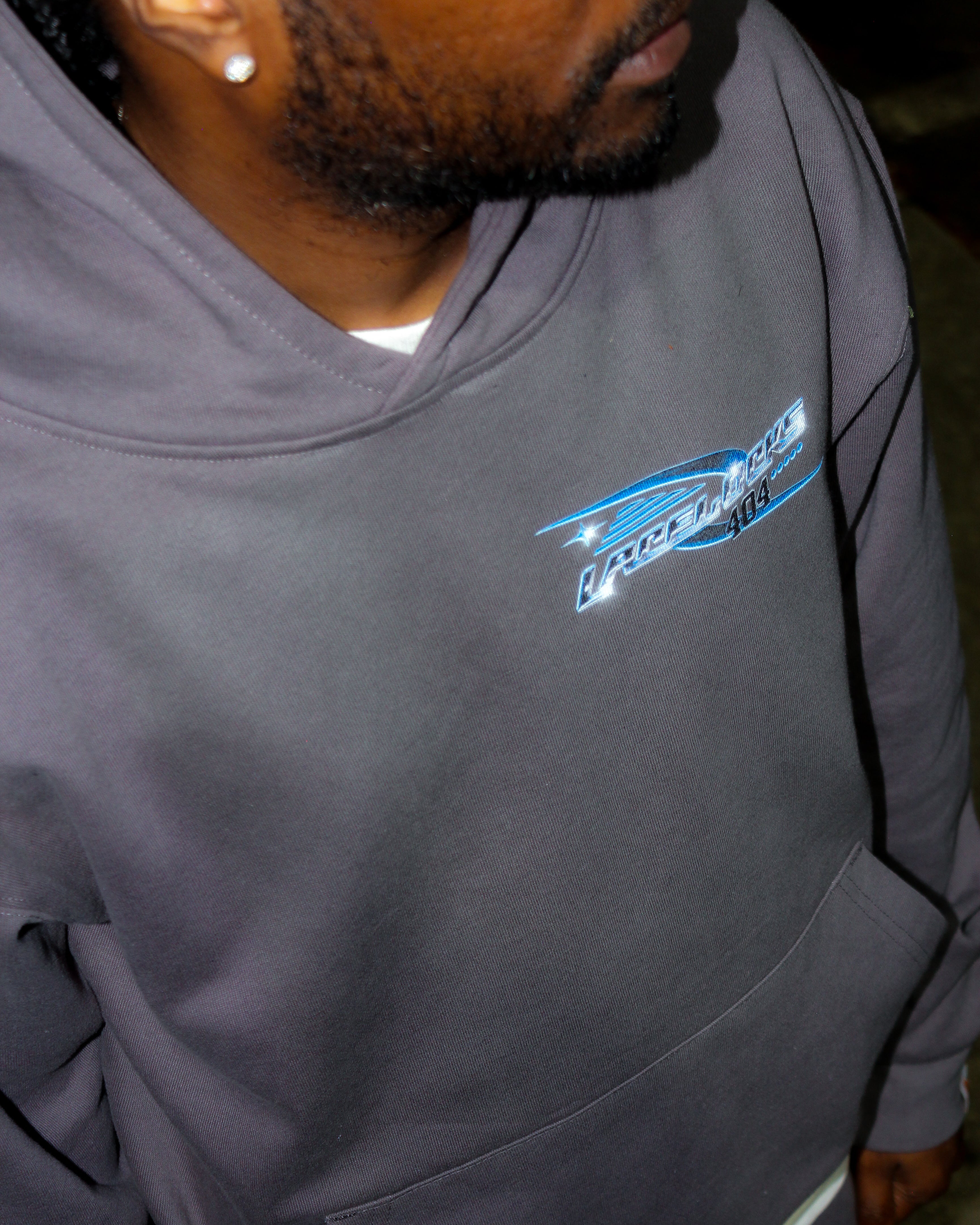 Lacelocks ‘Chrome’ Hoodie (Charcoal)