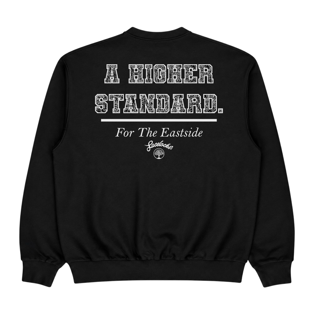 LL x EDG ‘Hometeam’ Crewneck (Grey & Black)