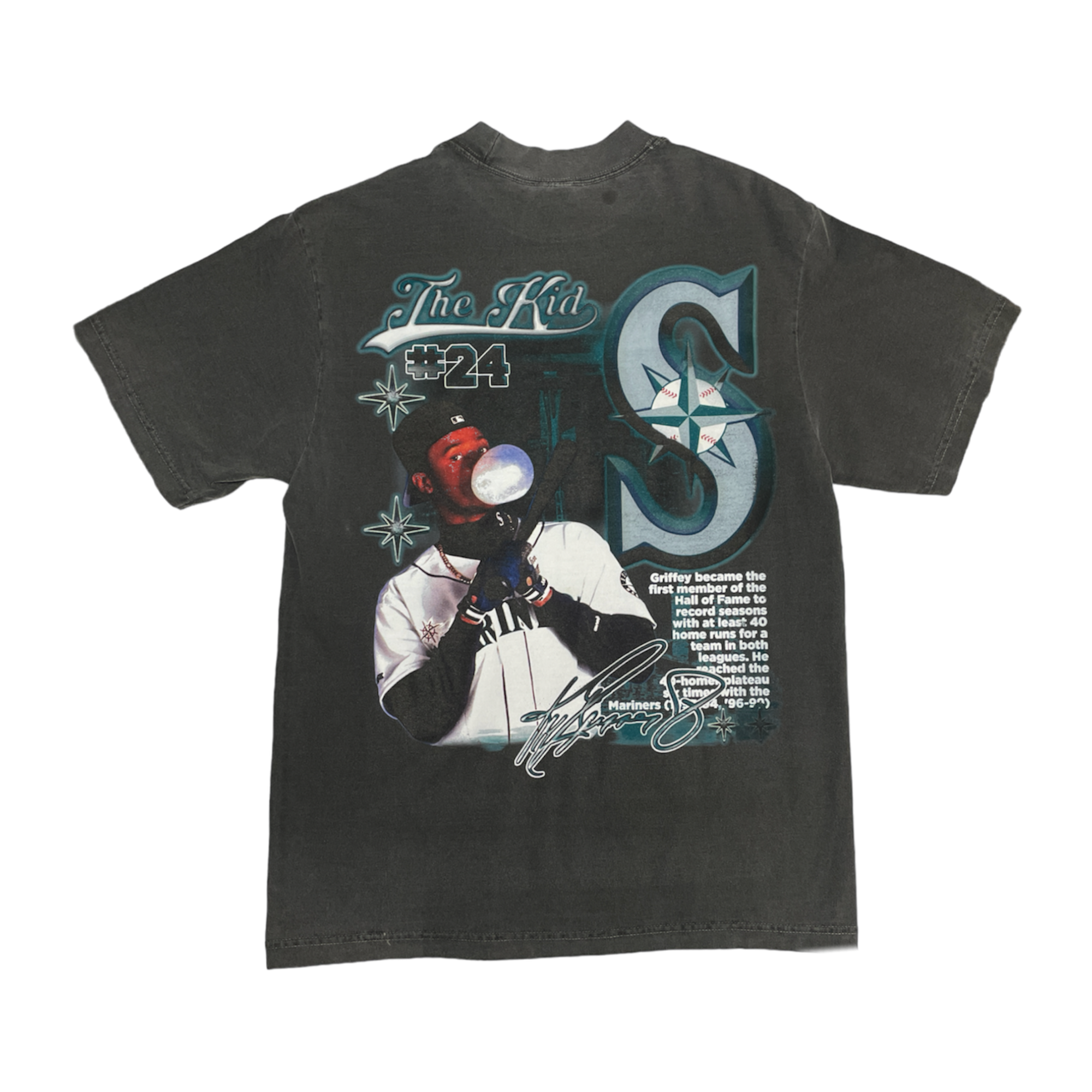 Lacelocks ‘Griffey’ Tee (Vintage Black)