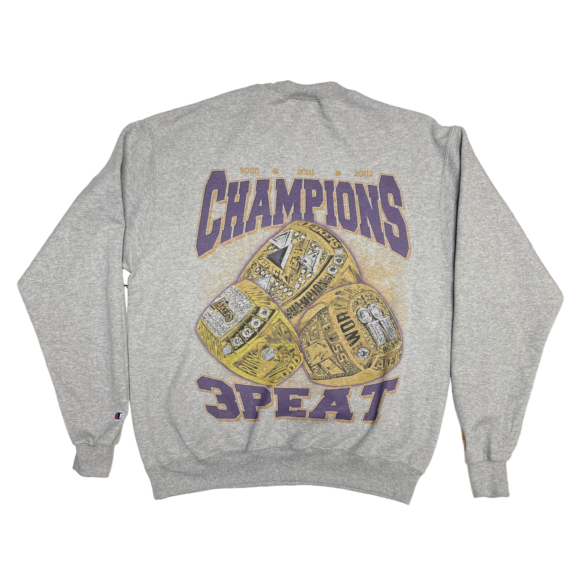 Lacelocks “Dynamic Duo” Crewneck (Grey & Black)
