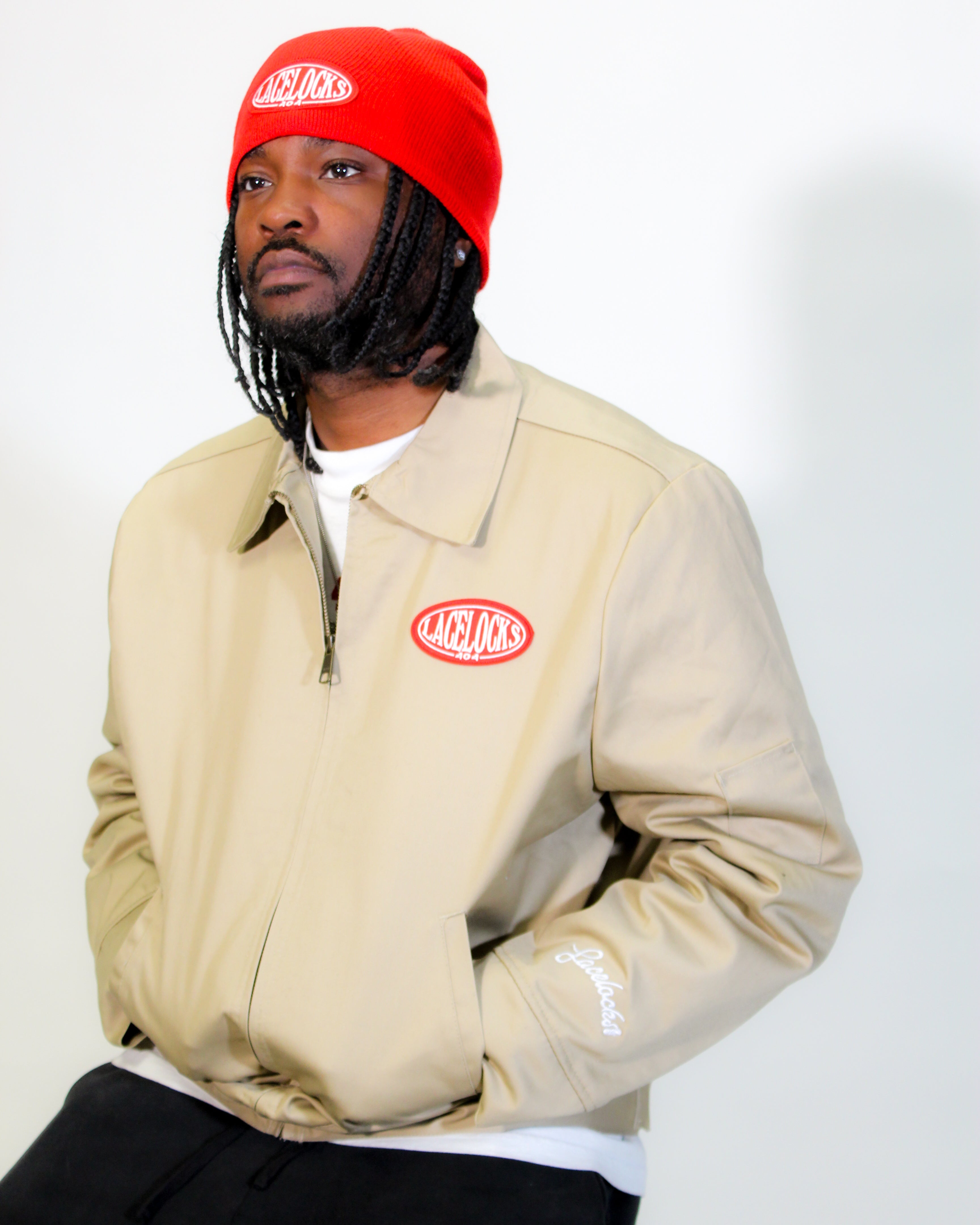 Lacelocks ‘Oval’ Work Jacket (Khaki)