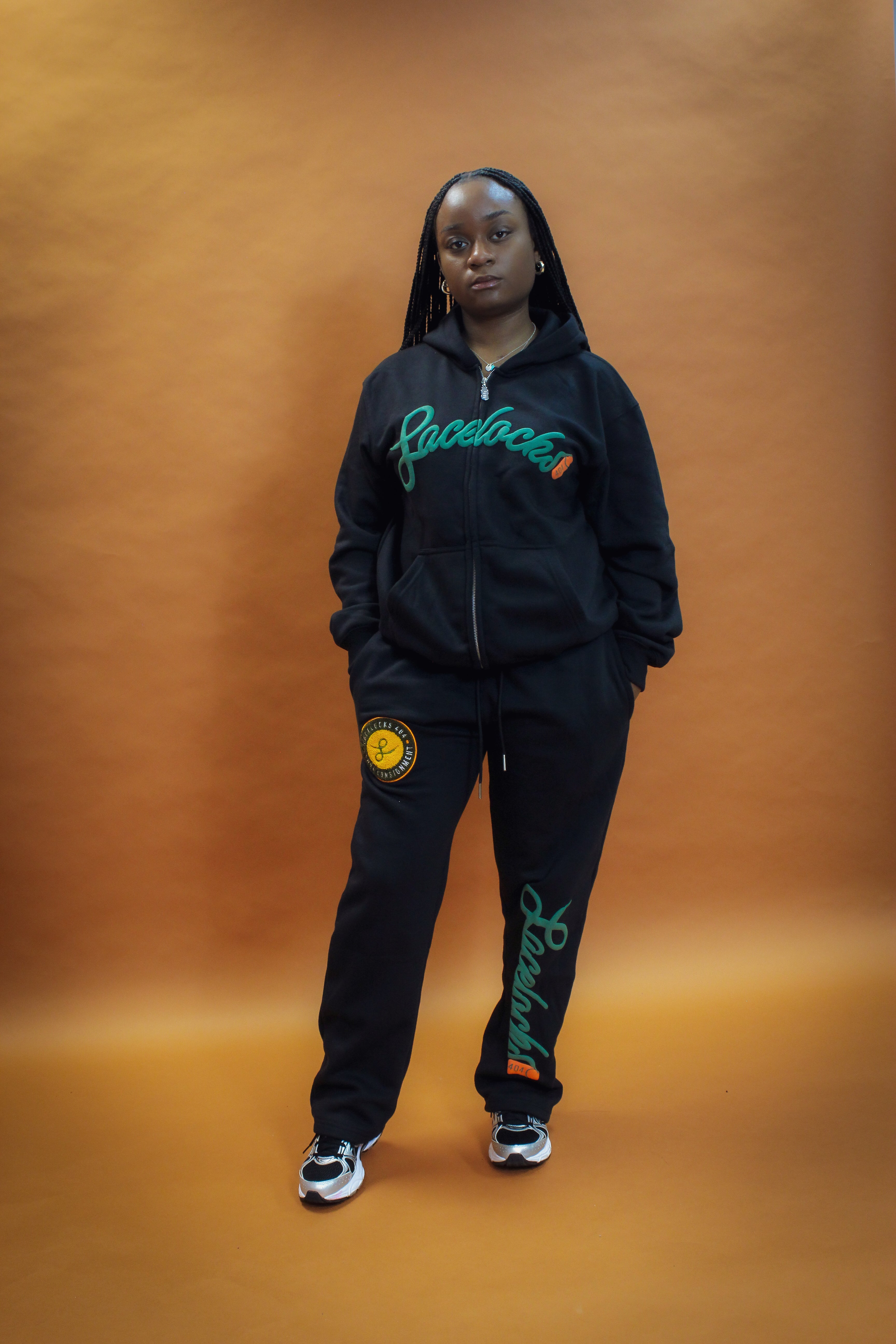 Lacelocks "Signature" Zip-Up (Black)