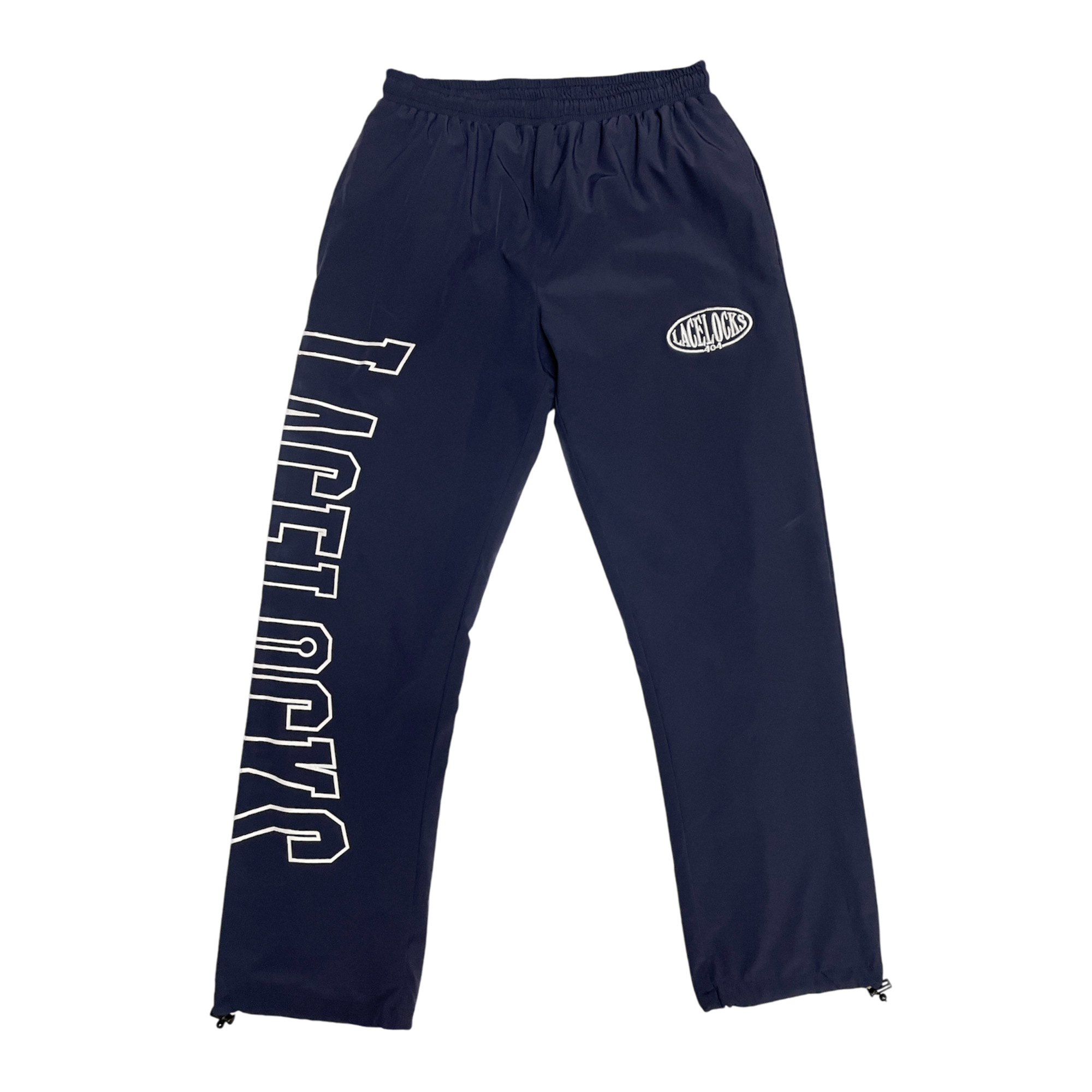 Lacelocks “Oval” Nylon Trackpants (Navy)