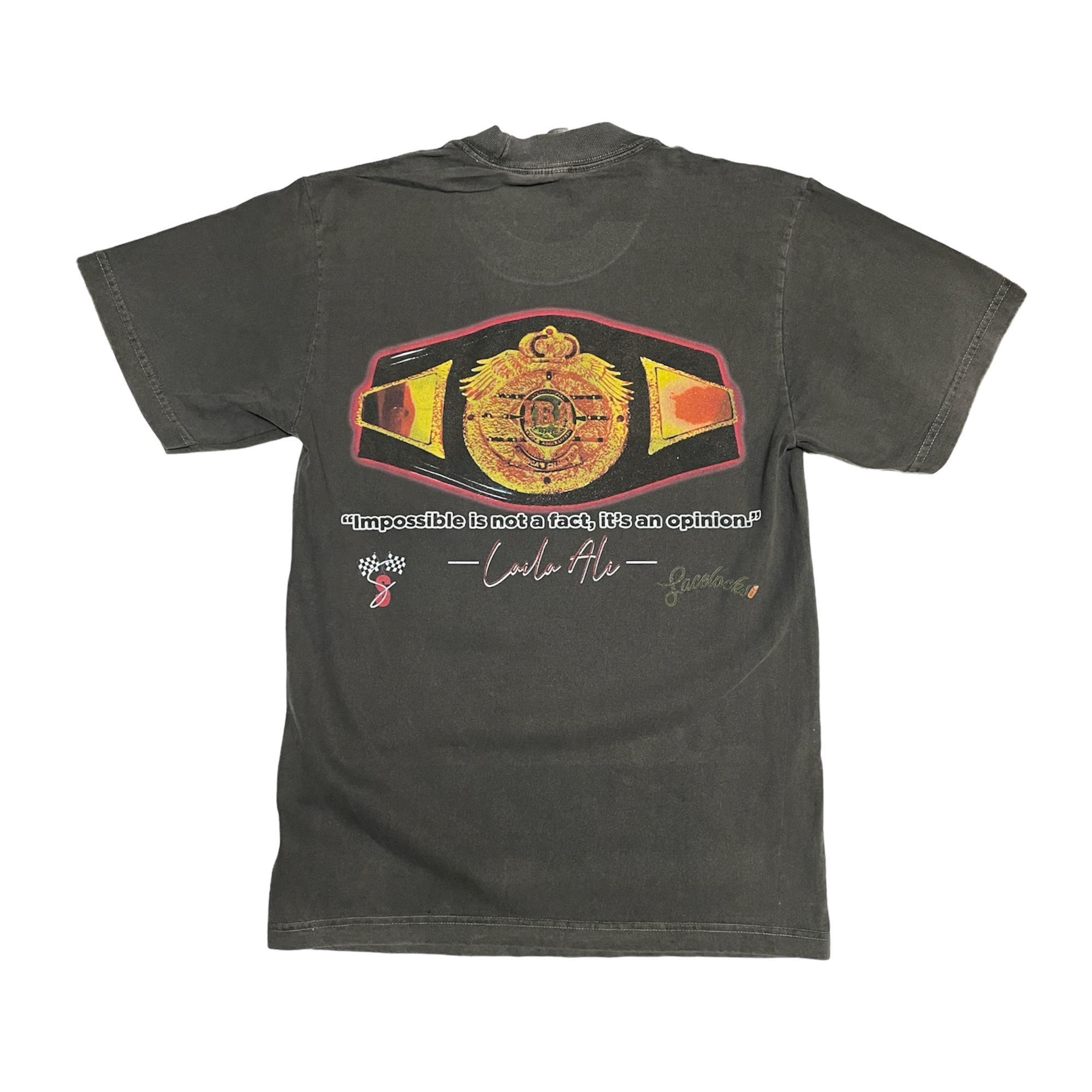 LL404 x SS ‘Laila Ali’ Tee (Ash Black)