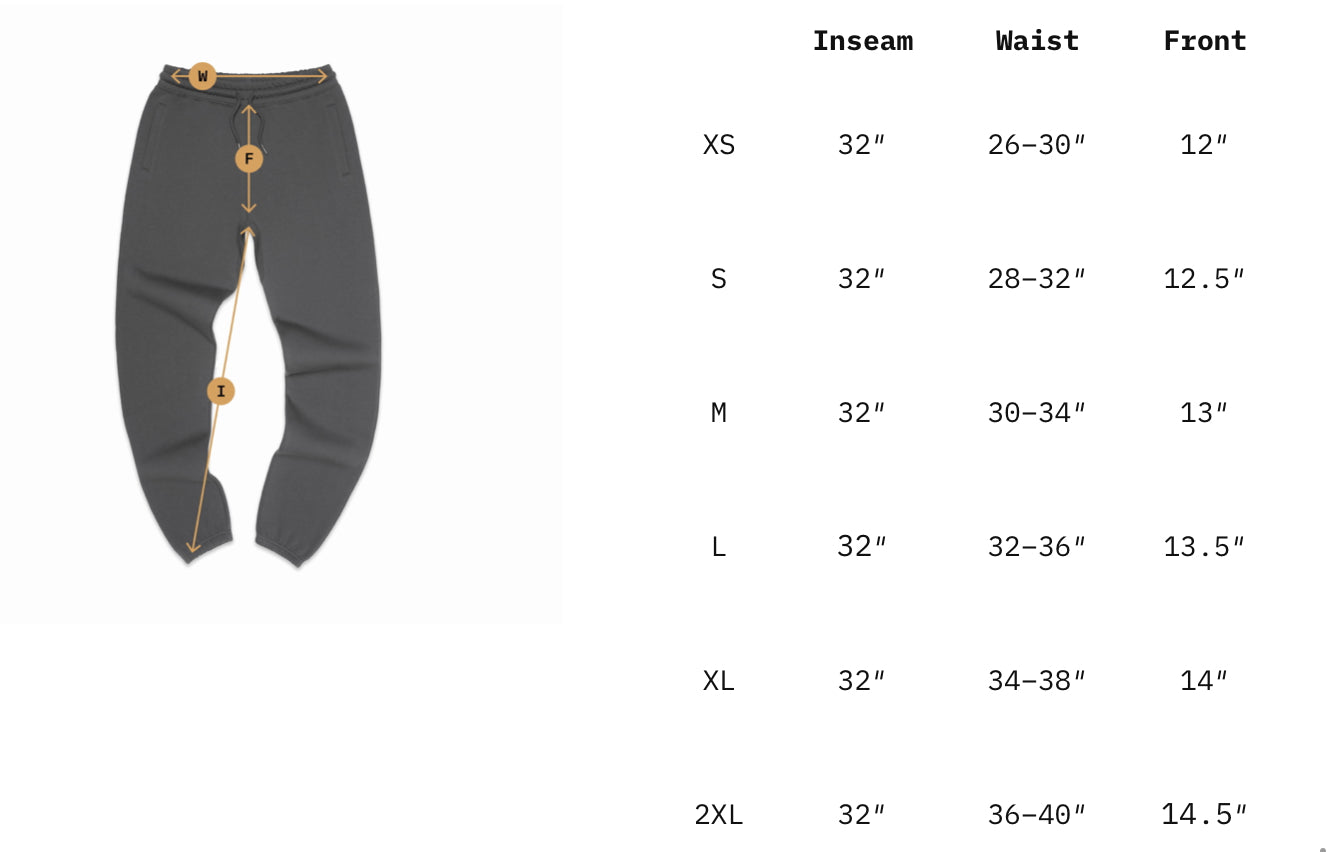 Lacelocks ‘Essential’ Sweatpants (4 colors)