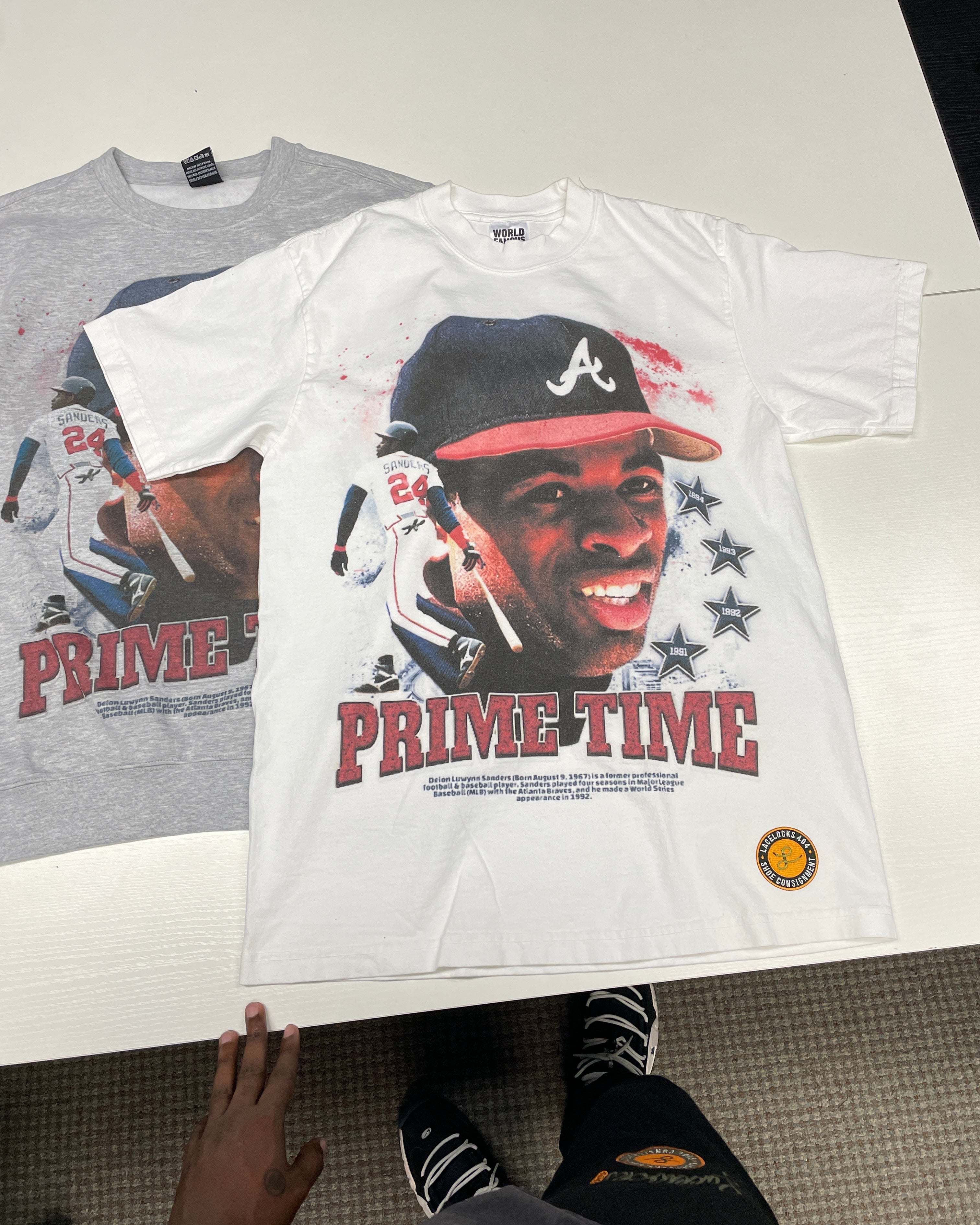 Lacelocks “Prime Time” Braves Tee