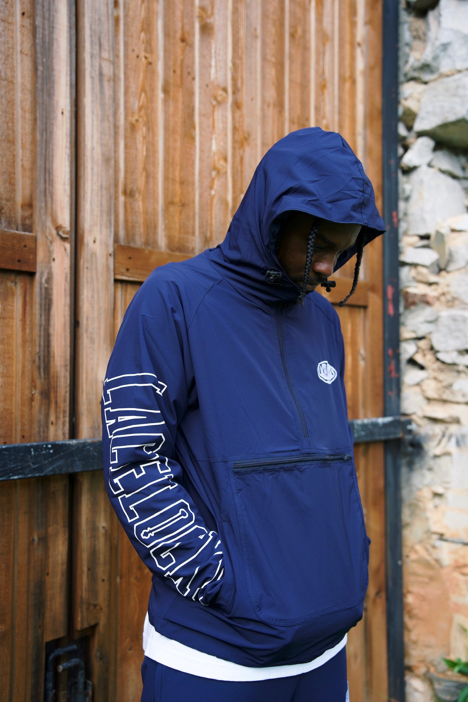 Lacelocks “Oval” Half-Zip (Navy)