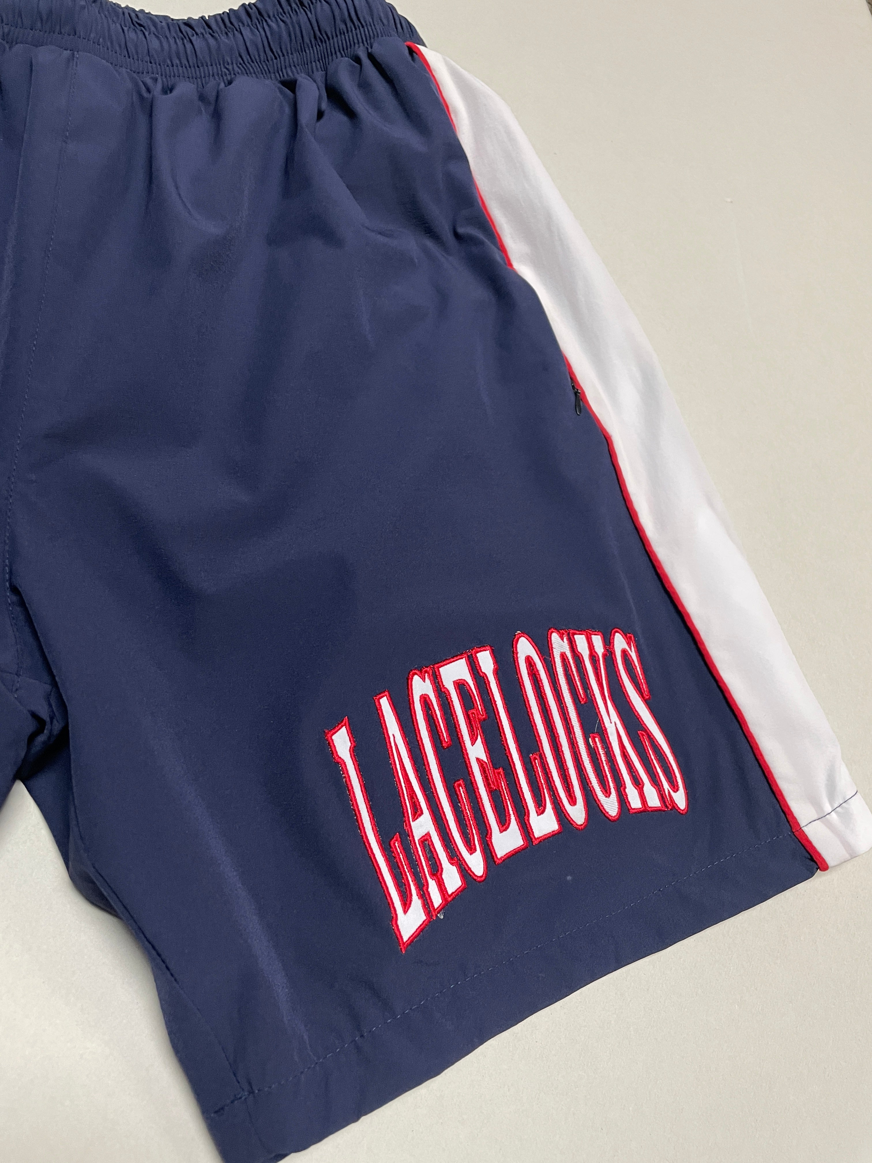Lacelocks Nylon Shorts (Navy)