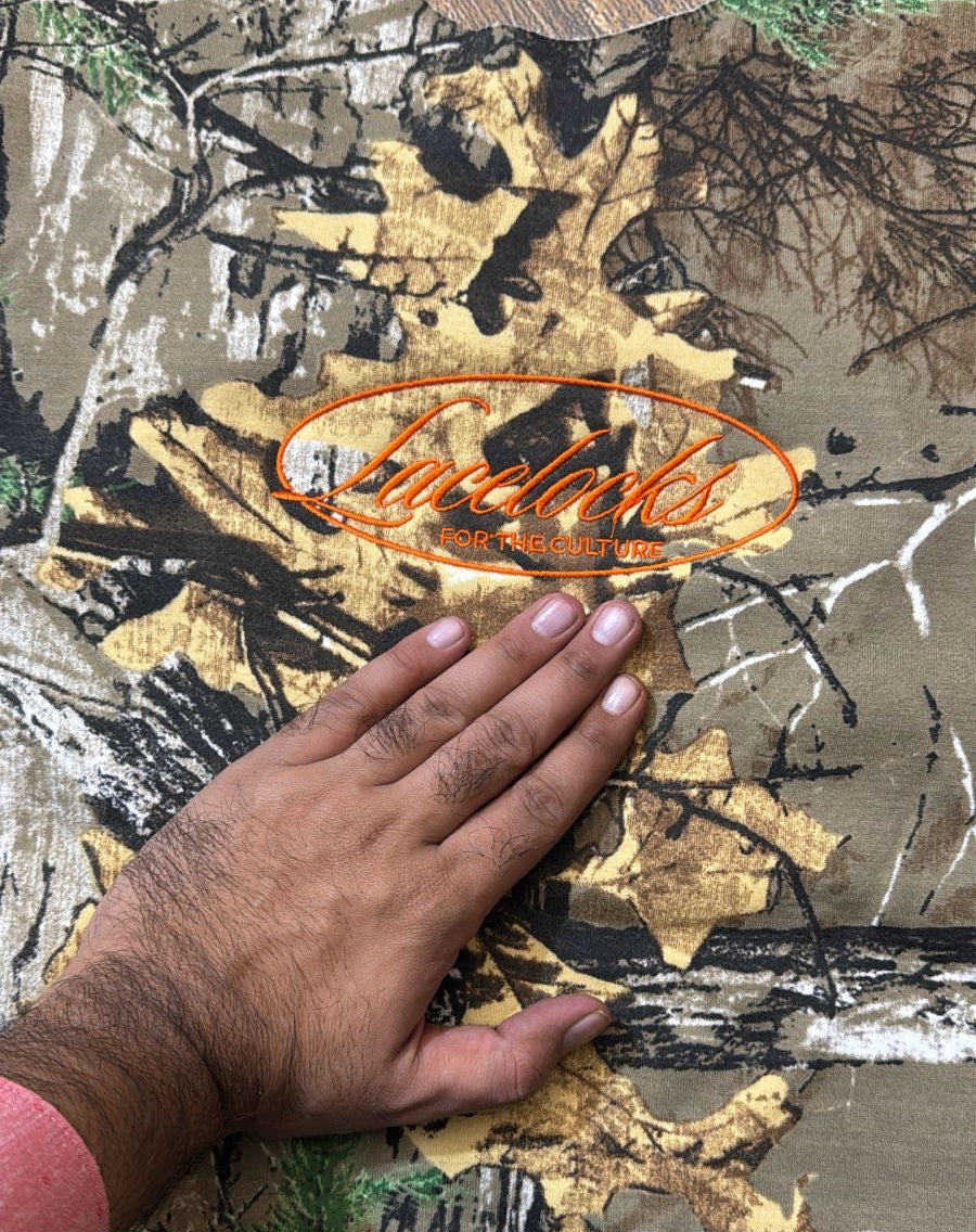 ‘Culture Oval’ Tree Camo Hoodie