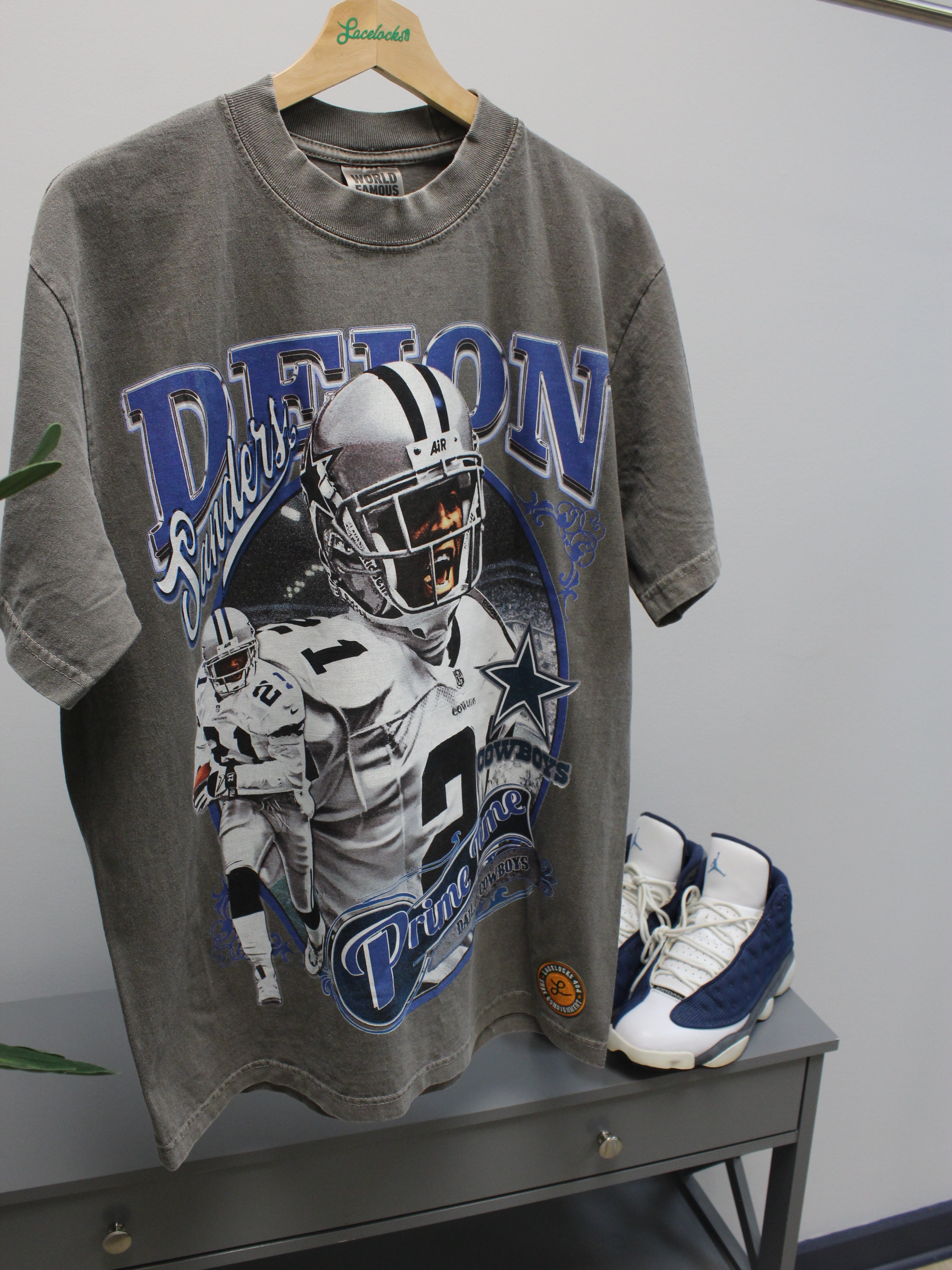 Lacelocks “Primetime” Tee V3 (Grey & White)