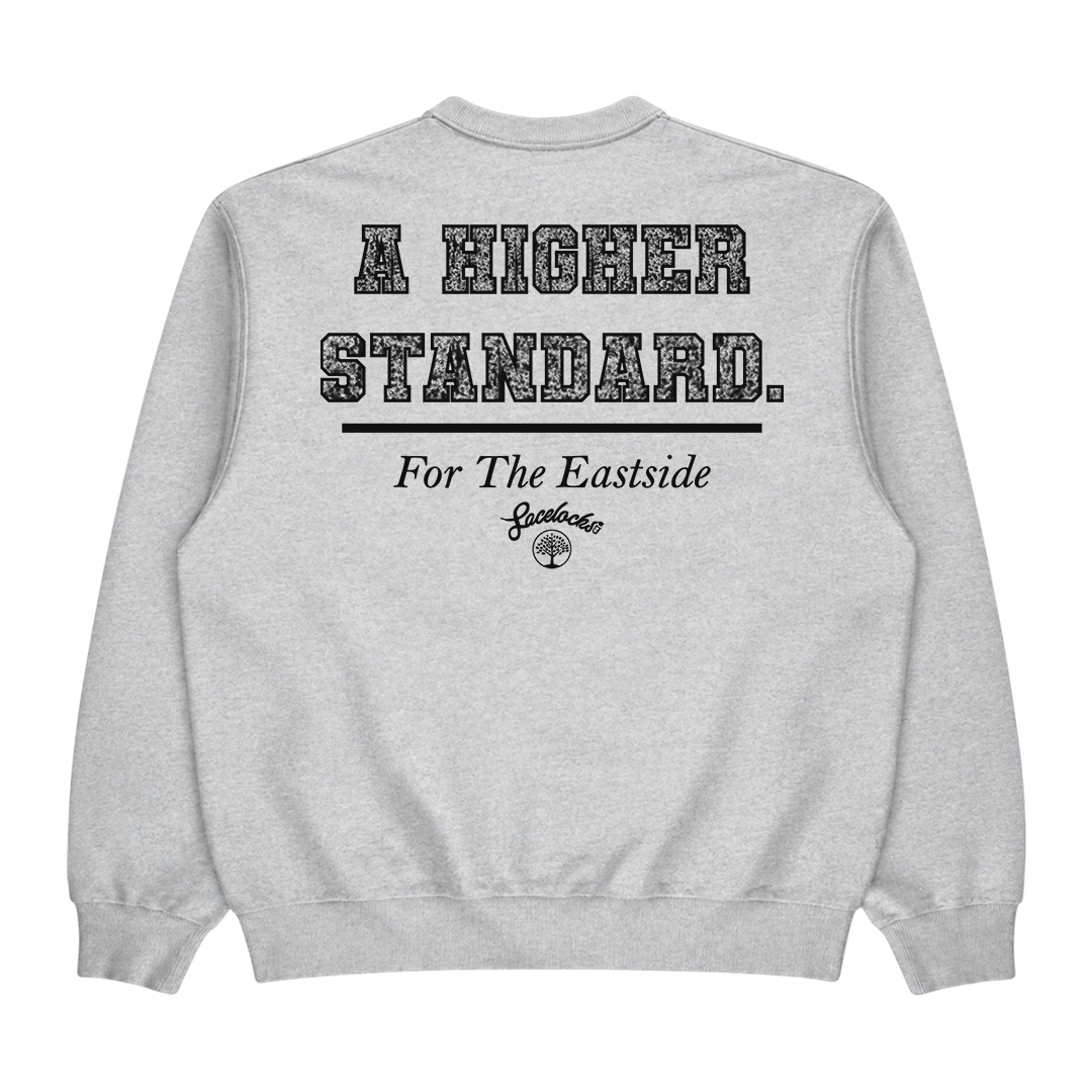 LL x EDG ‘Hometeam’ Crewneck (Grey & Black)
