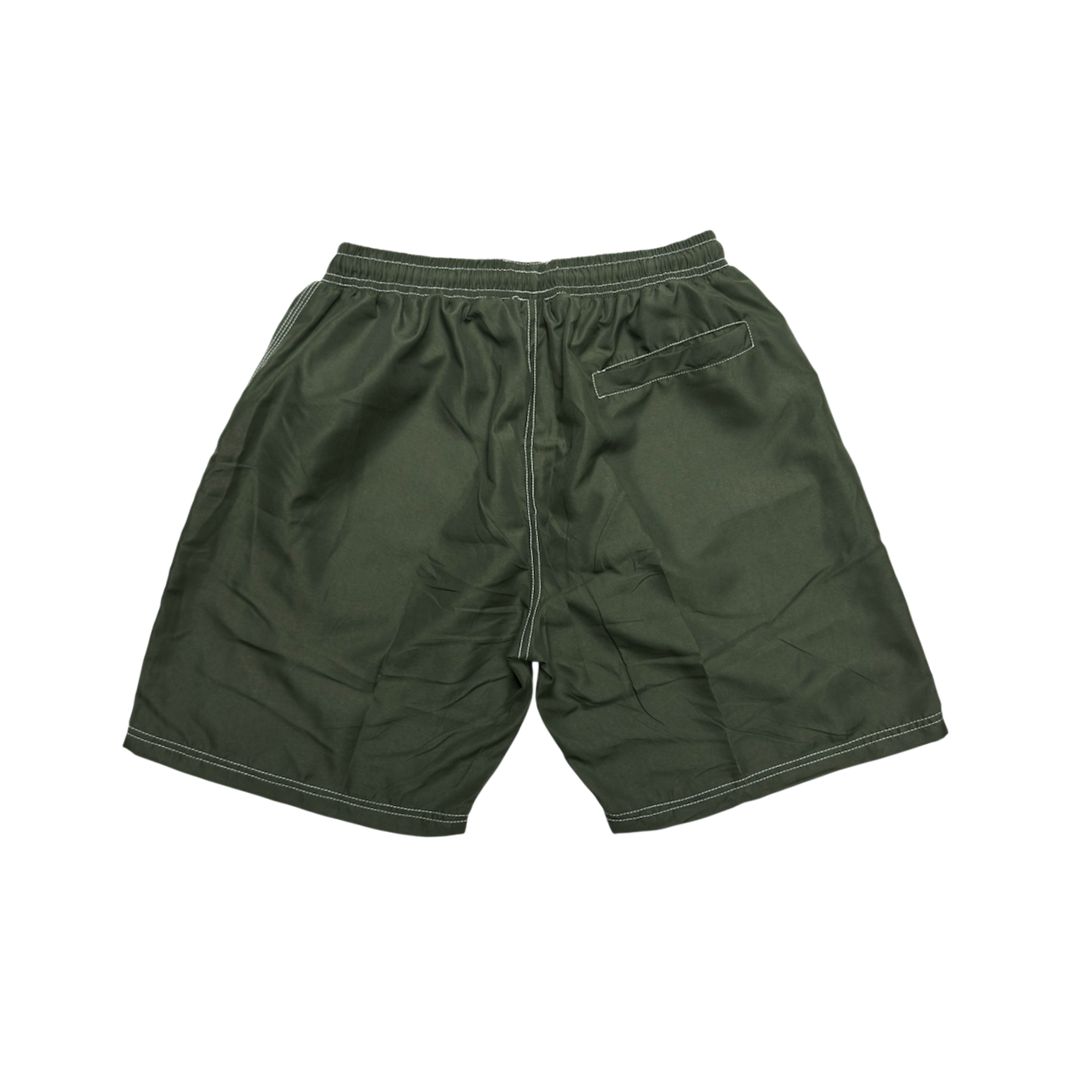 Contrast Stitch Oval Shorts (3 Colors)