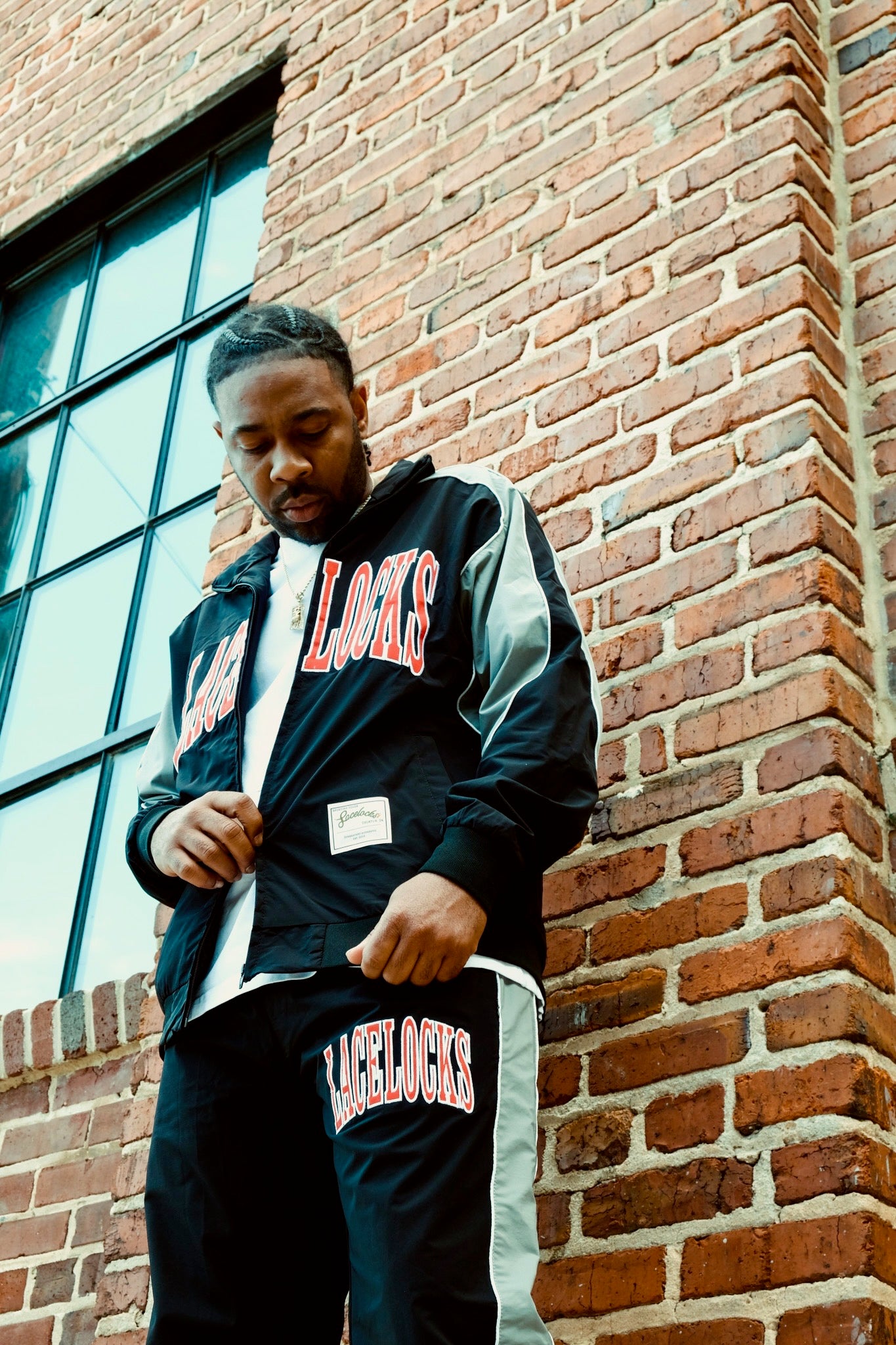 Lacelocks Nylon Jacket (Black)