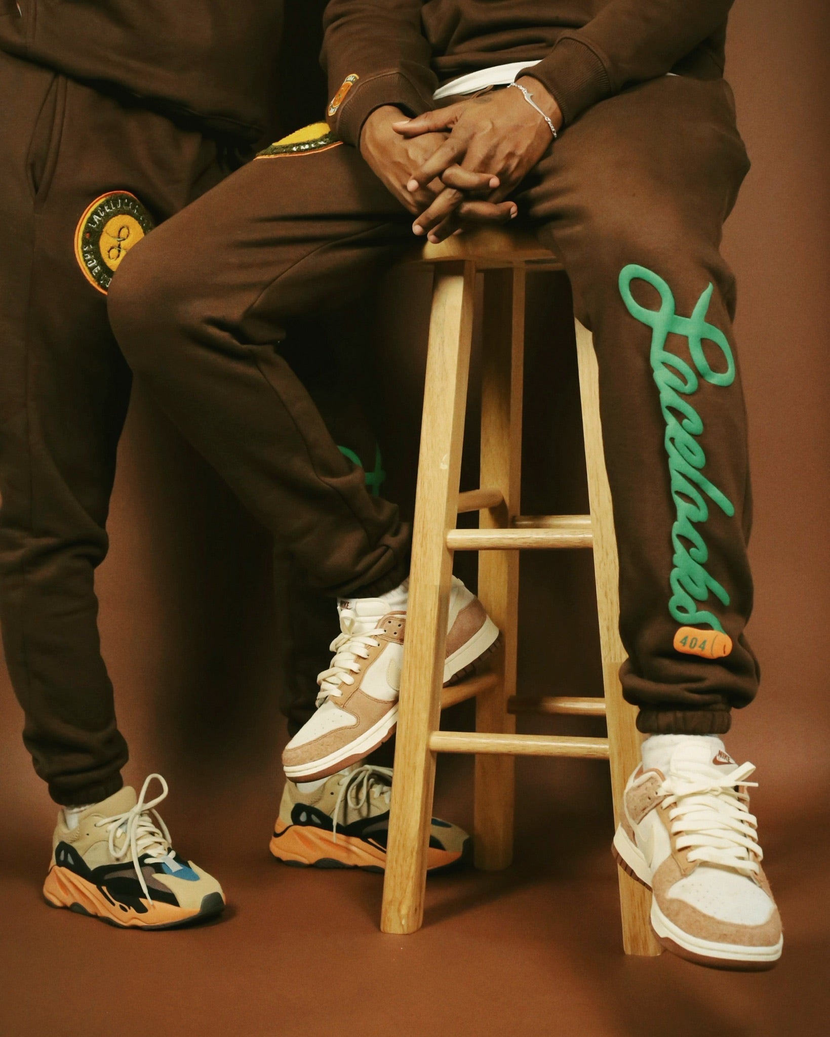 Lacelocks "Signature" Sweatpants (Brown)
