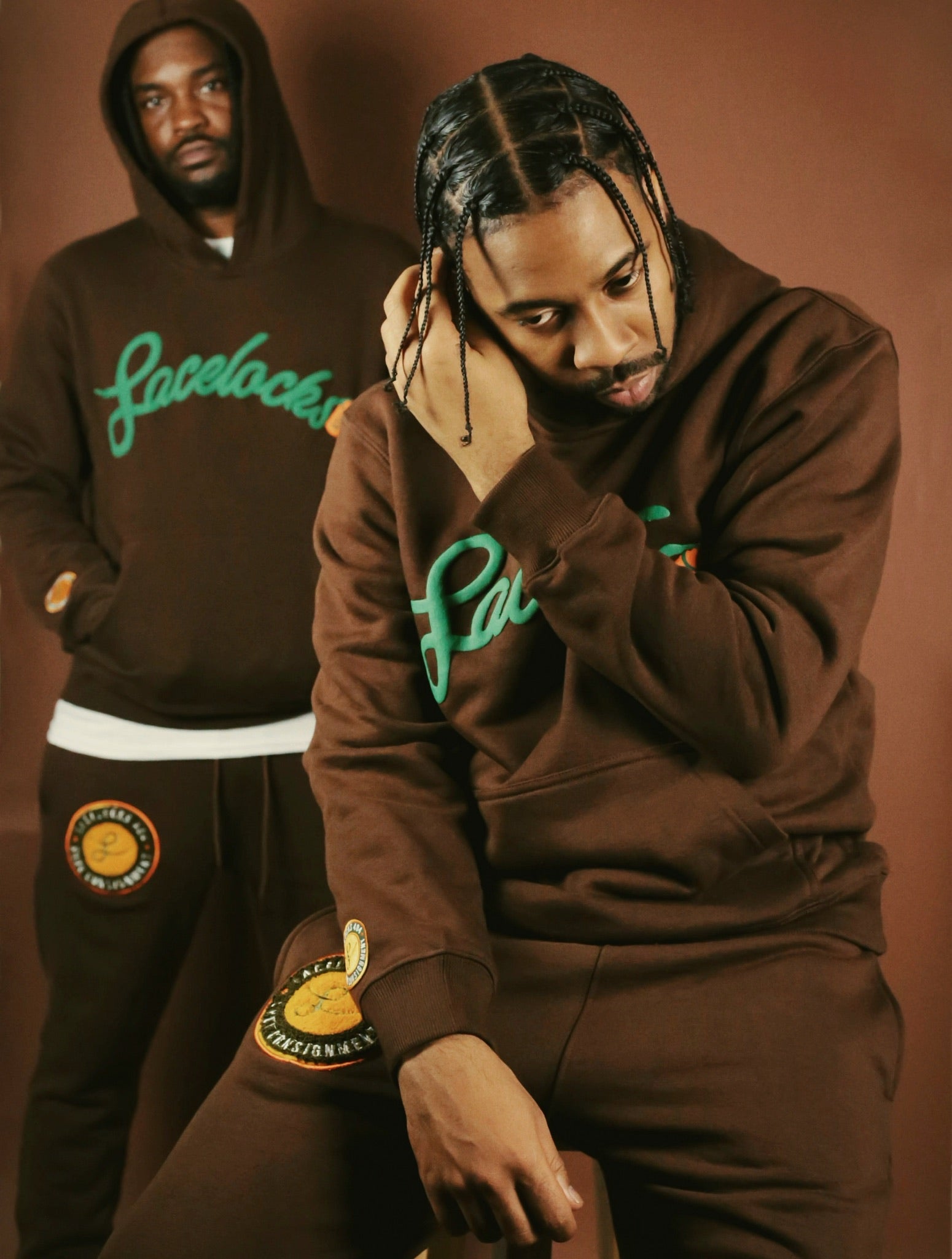 Lacelocks "Signature" Hoodie (Brown)